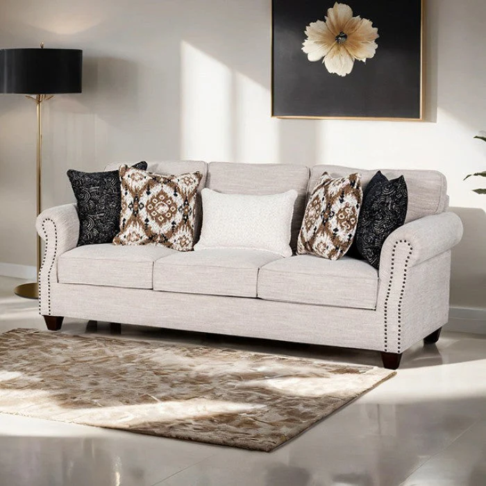 Earley Beige Upholstery Living Room Set - Image 2