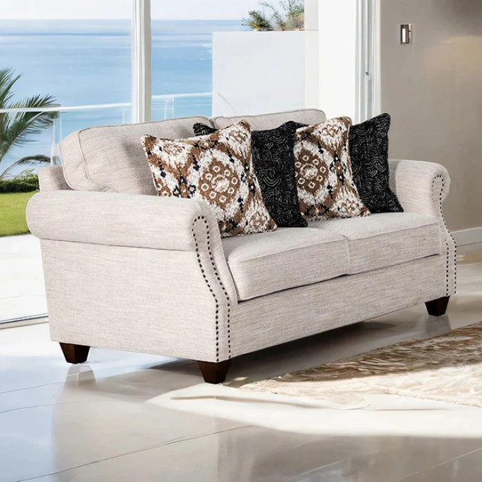 Earley Beige Upholstery Living Room Set - Image 3