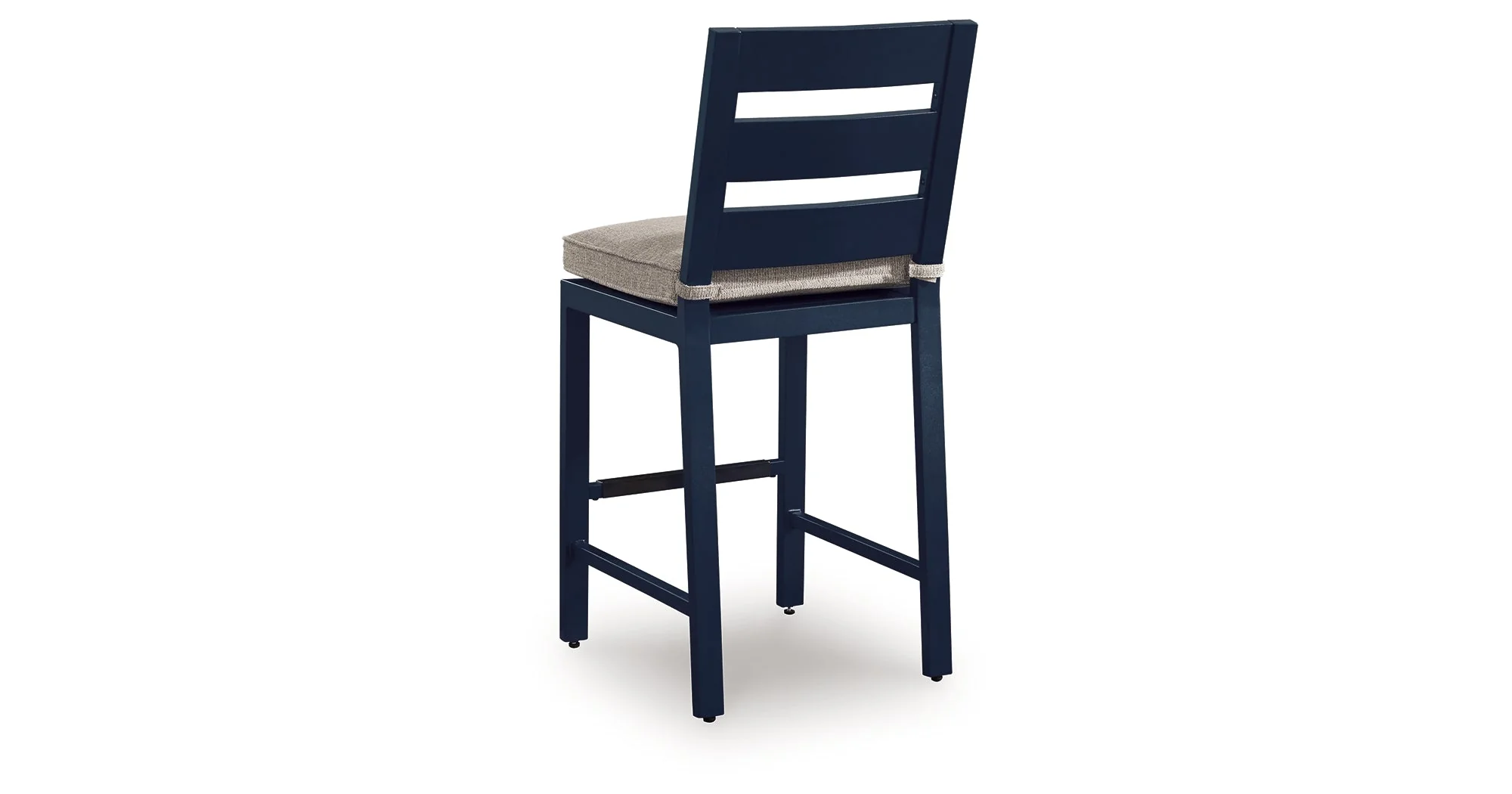 East Beach Blue Outdoor Counter Height Bar Stool (Set of 2) - Image 12