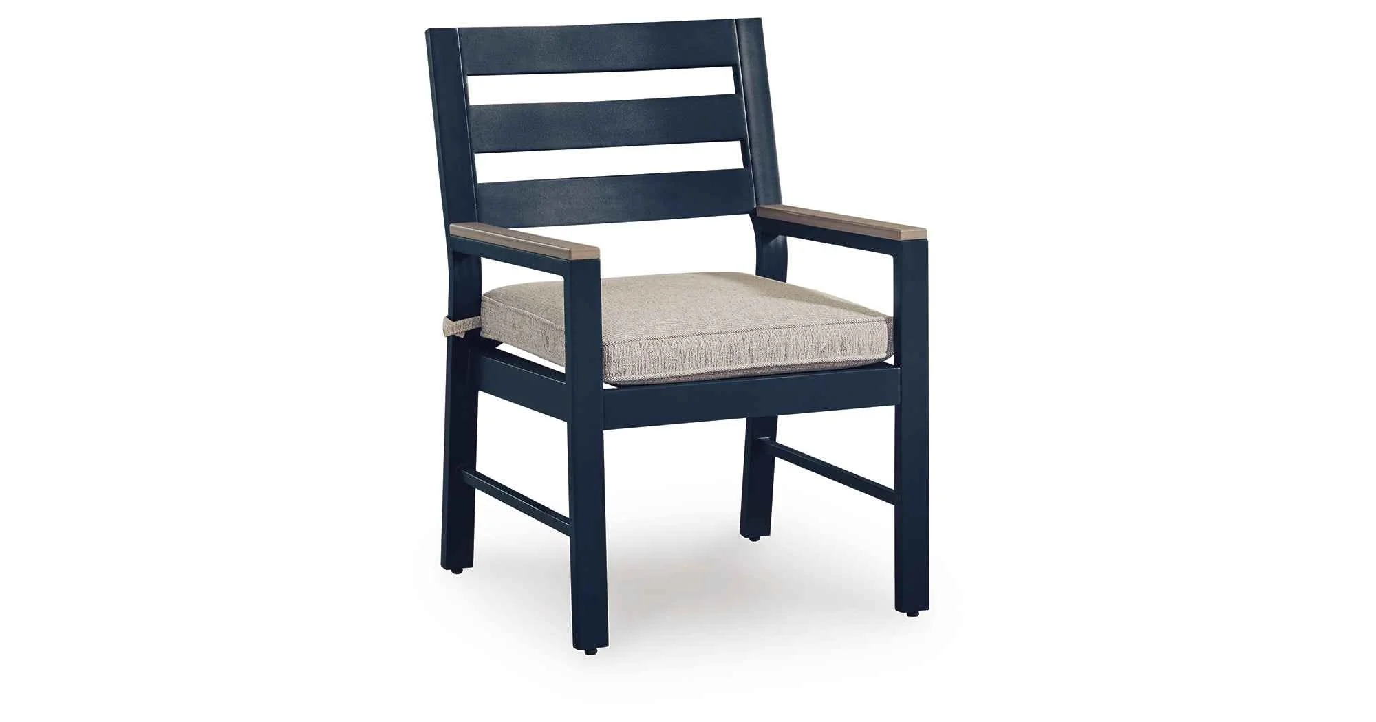 East Beach Navy Blue/Driftwood Outdoor Dining Table and 4 Chairs - Image 12