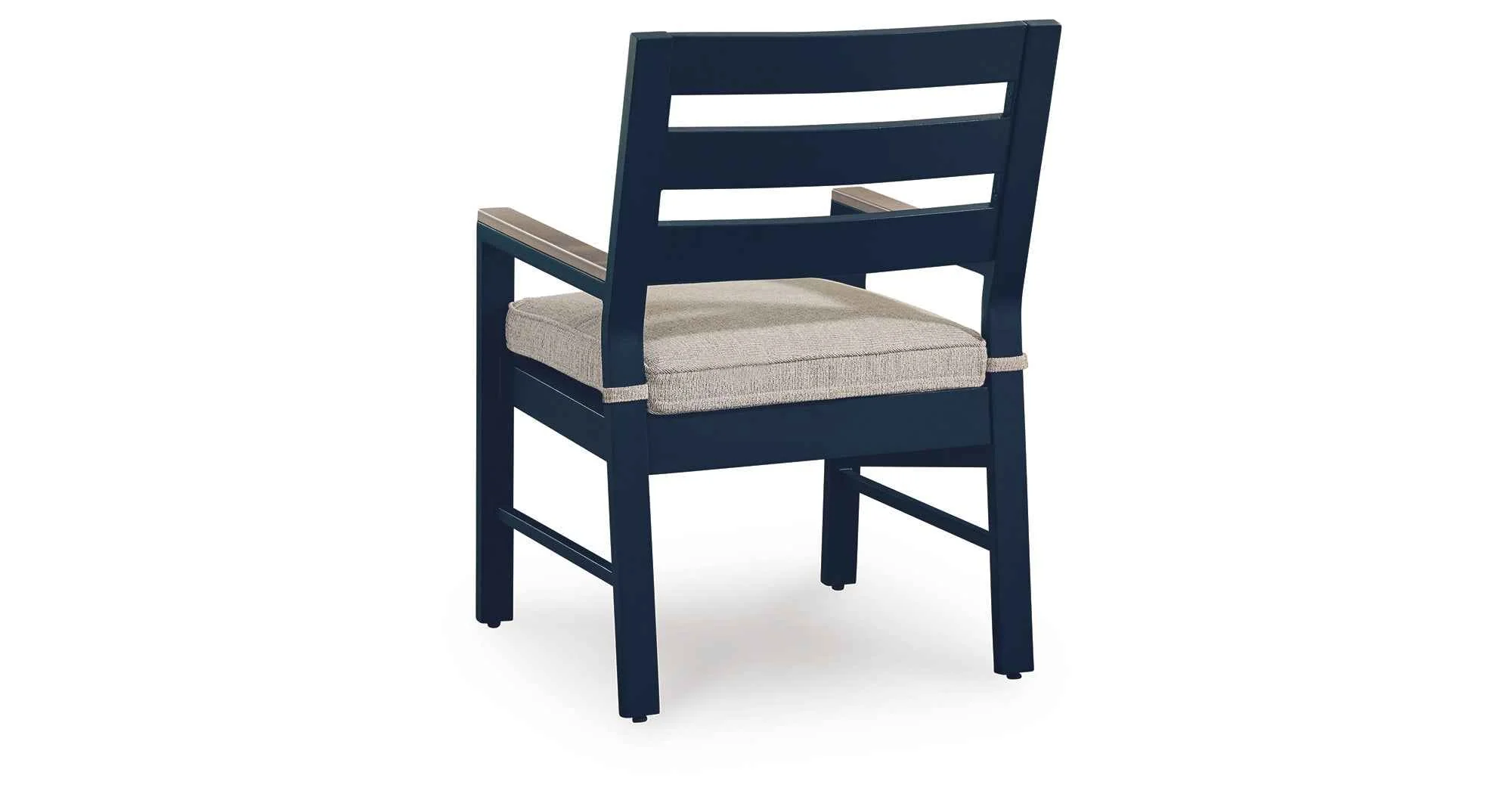 East Beach Navy Blue/Driftwood Outdoor Dining Table and 4 Chairs - Image 13