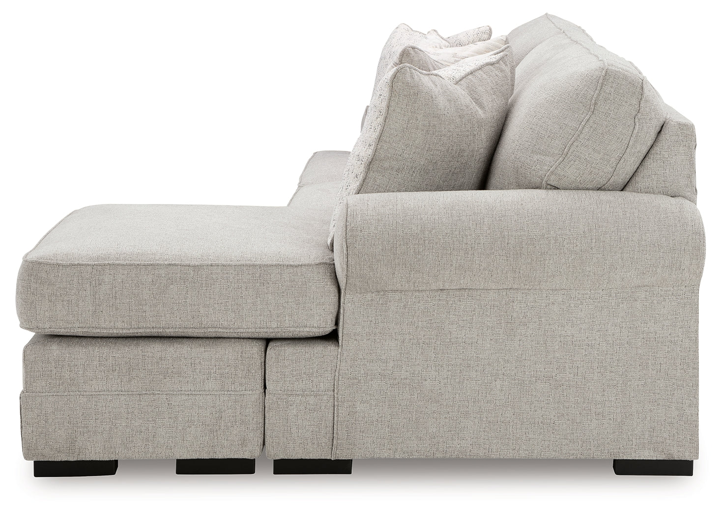 Eastonbridge Shadow Sofa Chaise, Chair, and Ottoman - Image 8