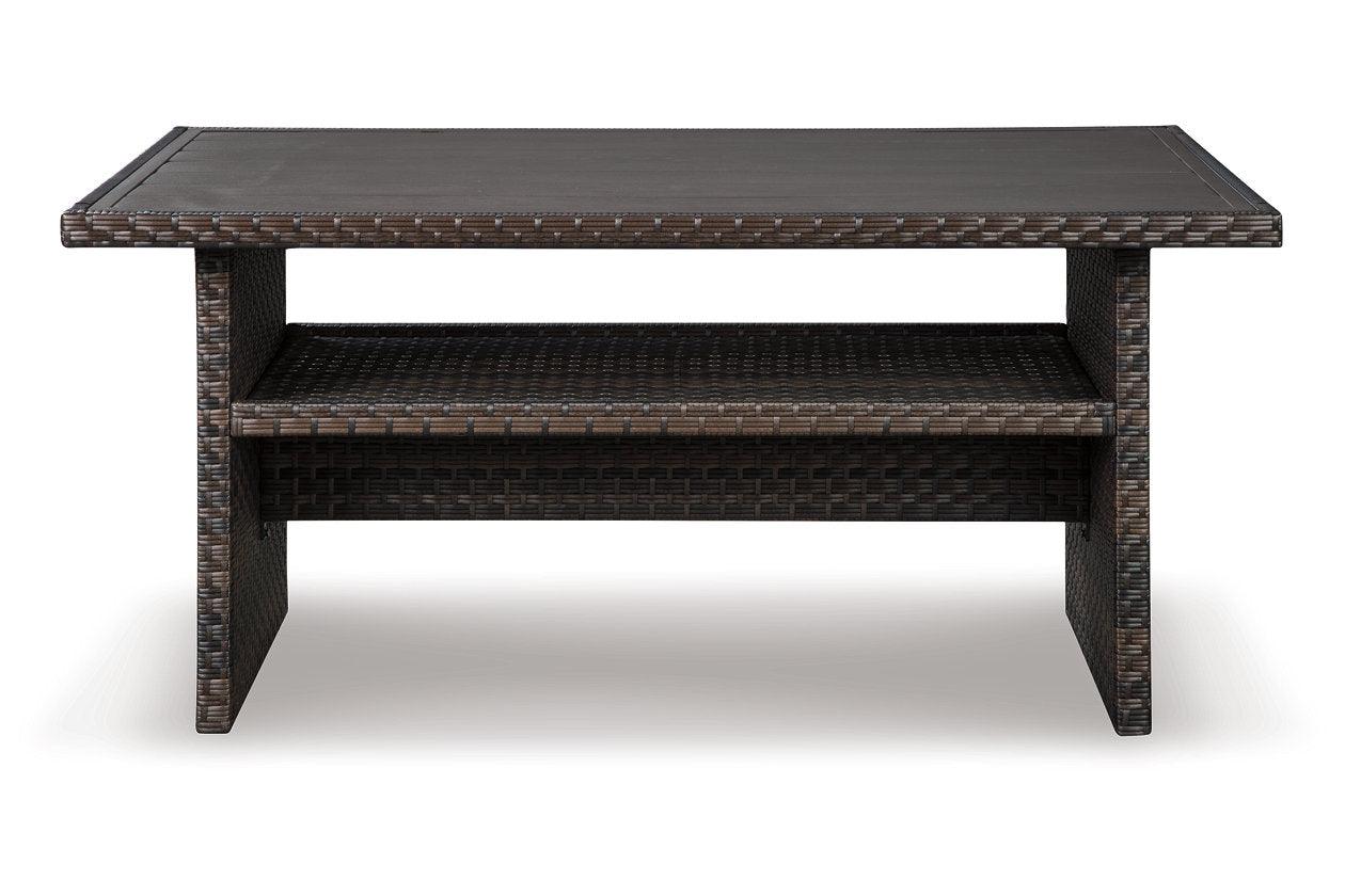 Easy Isle Dark Brown/Beige Multi-Use Table - Image 3
