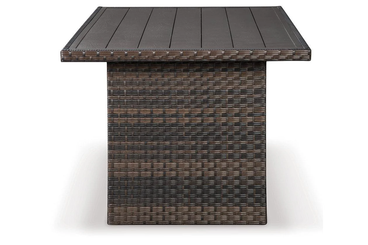 Easy Isle Dark Brown/Beige Multi-Use Table - Image 4