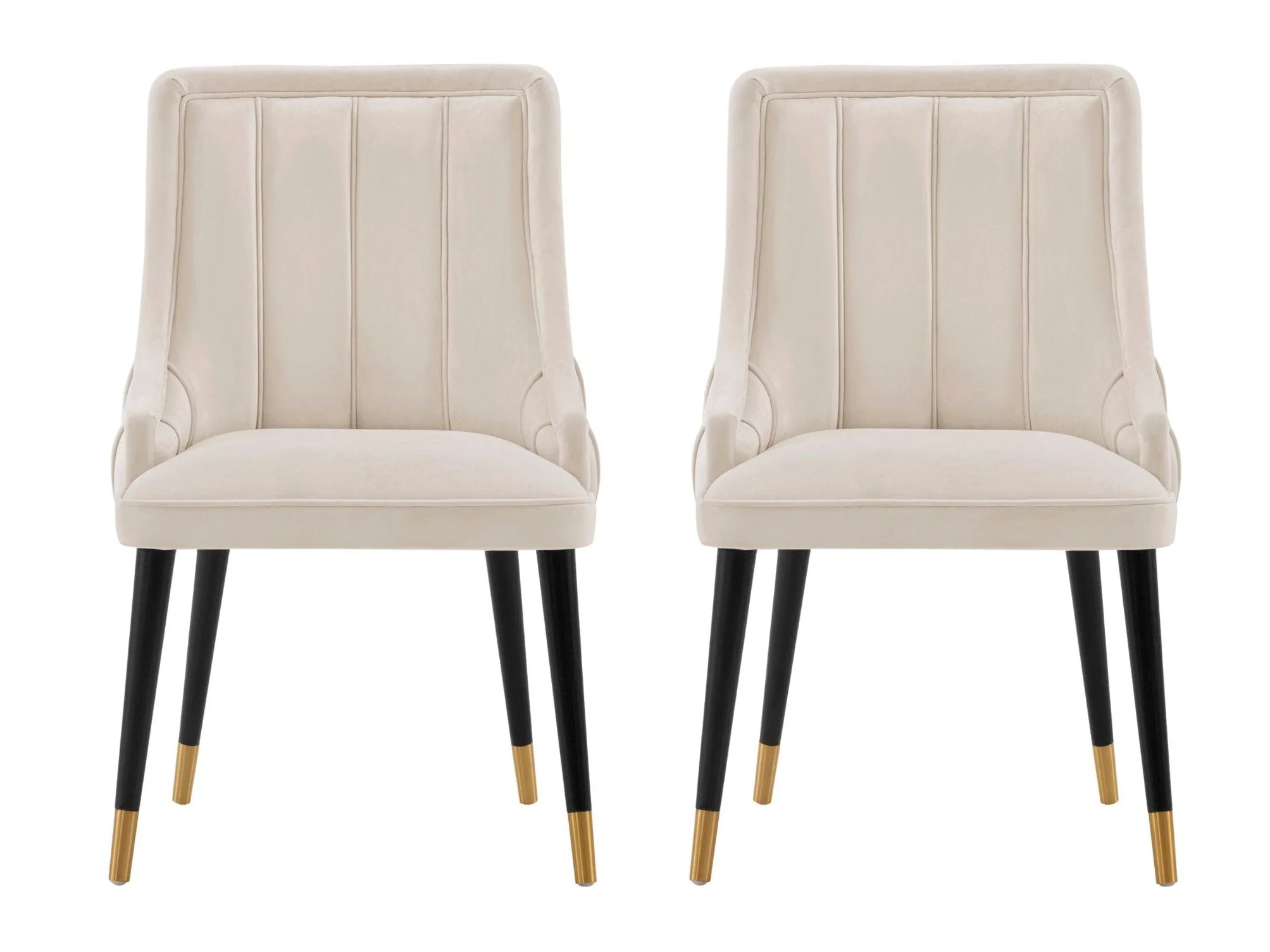 Eda Dining Chair in Cream (set of 2)