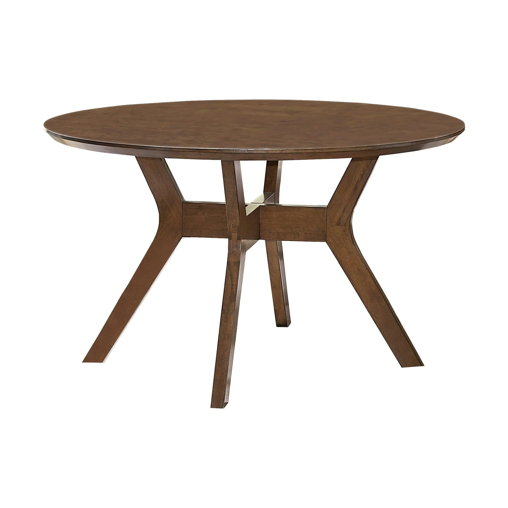 Edam Brown Round Dining Table