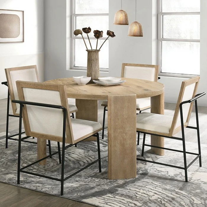 Edenbridge Oak 5-Piece Dining Room Set - Image 2