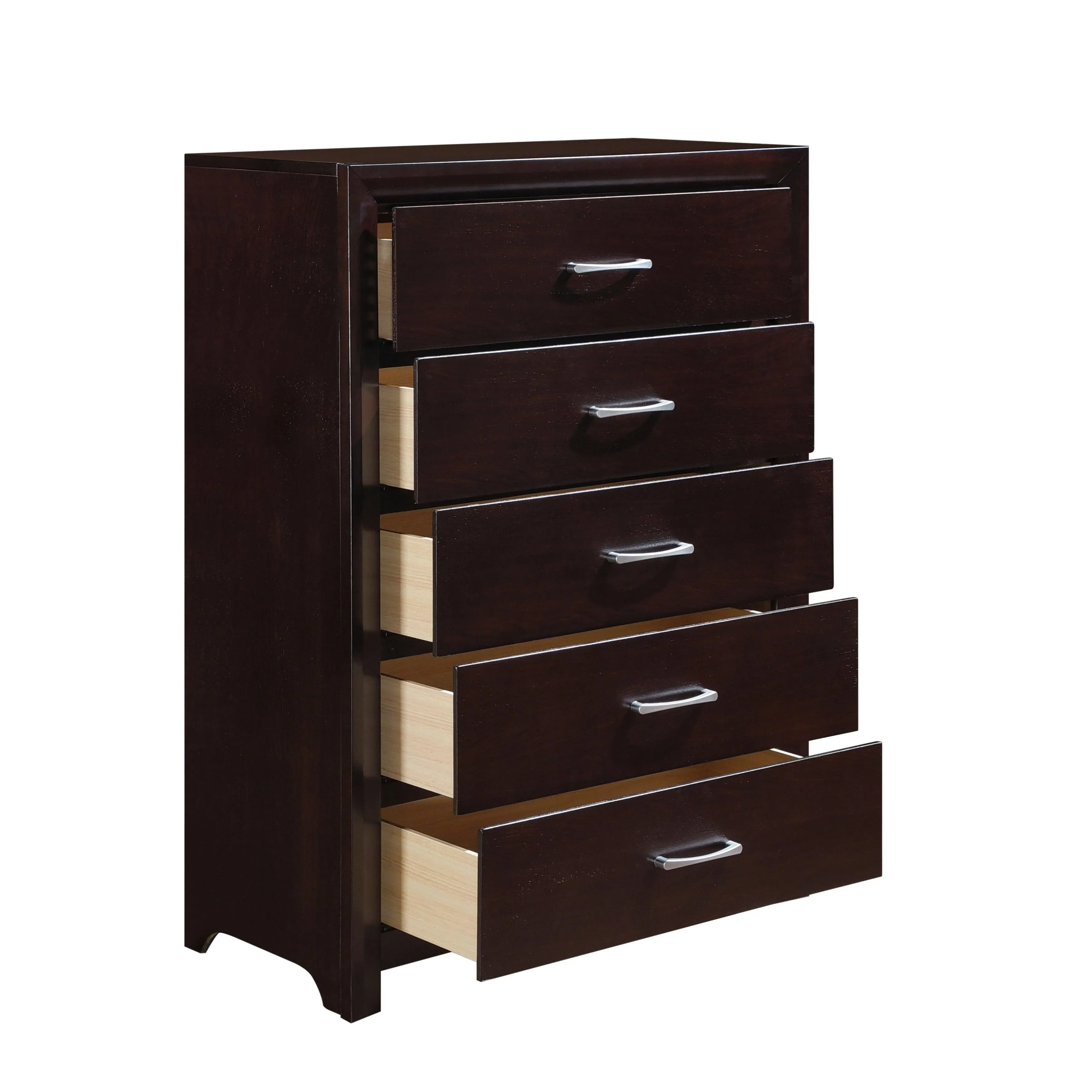 Edina Espresso Upholstered Panel Youth Bedroom Set - Image 15