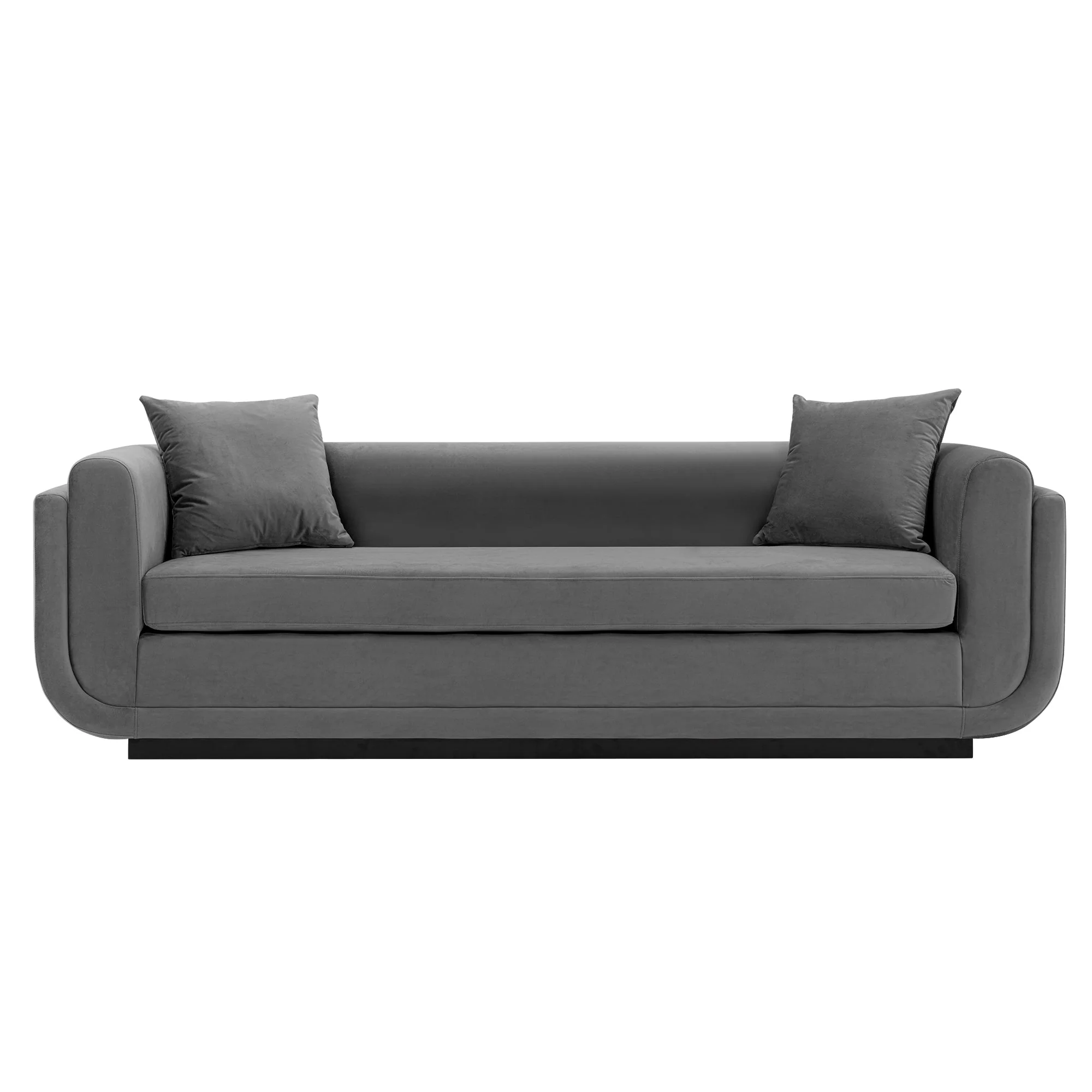 Edmonda Sofa in Dark Grey - Image 2