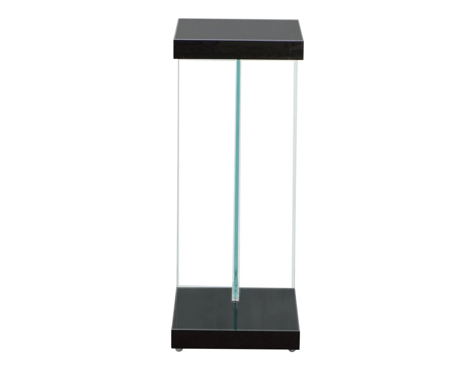 Elaina Chair Side End Table, Glossy Black - Image 2