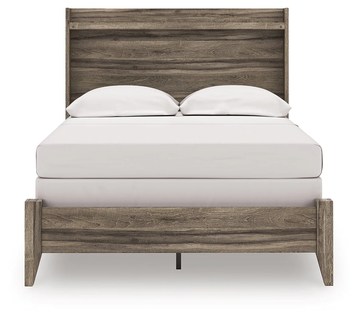 Elbrim Brown Full Panel Bed - Image 4