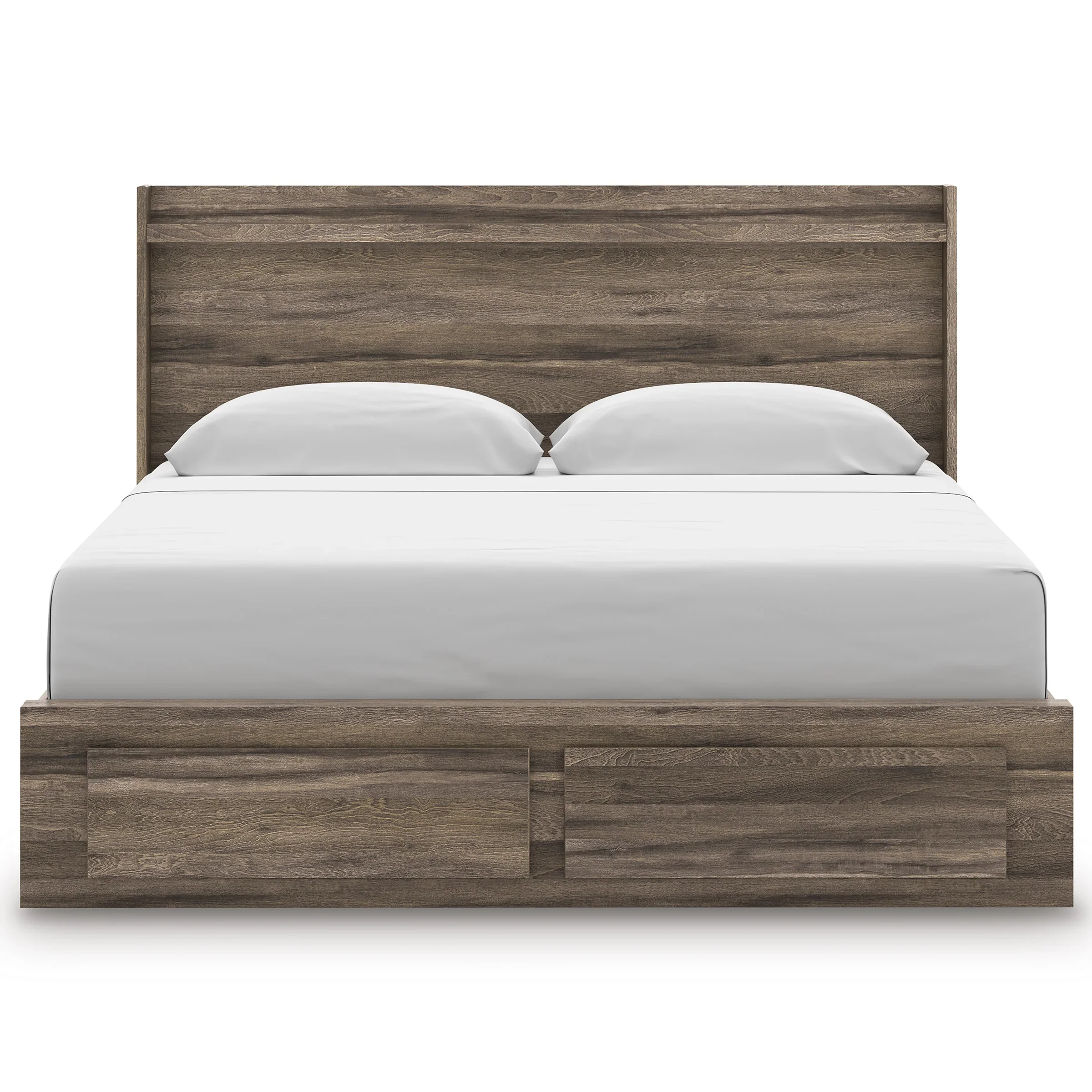 Elbrim Brown King Platform Storage Bed - Image 2