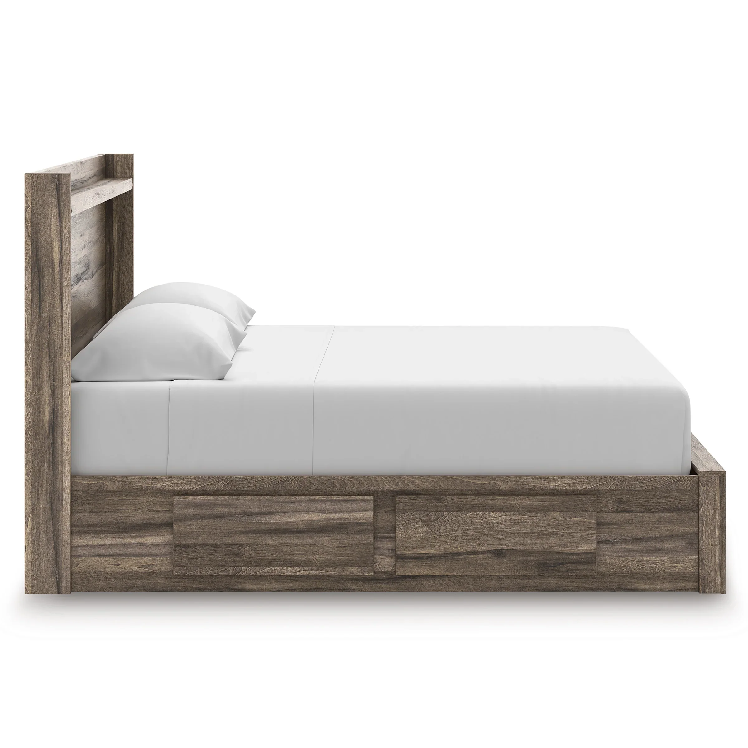 Elbrim Brown King Platform Storage Bed - Image 5