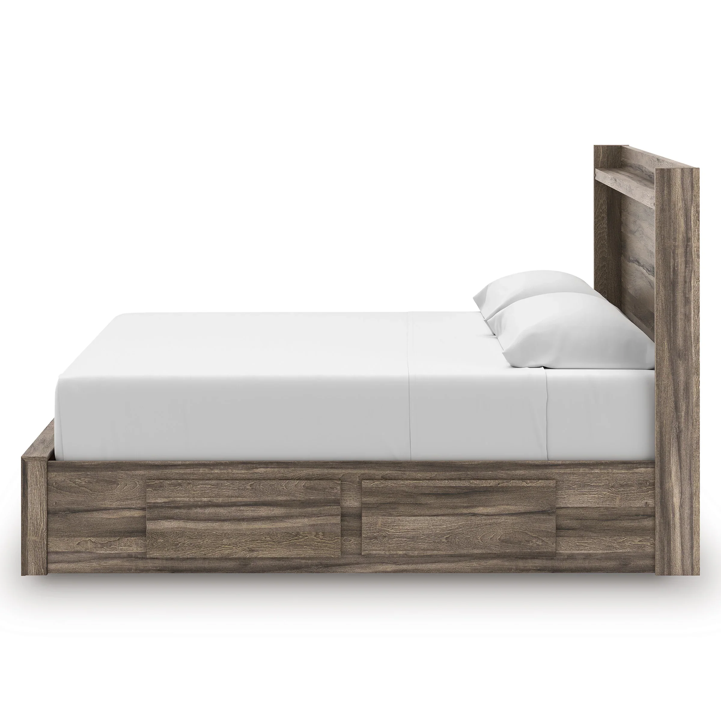 Elbrim Brown King Platform Storage Bed - Image 6