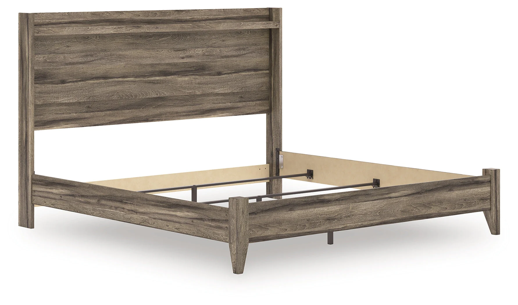 Elbrim Brown LED Panel Bedroom Set - Image 3