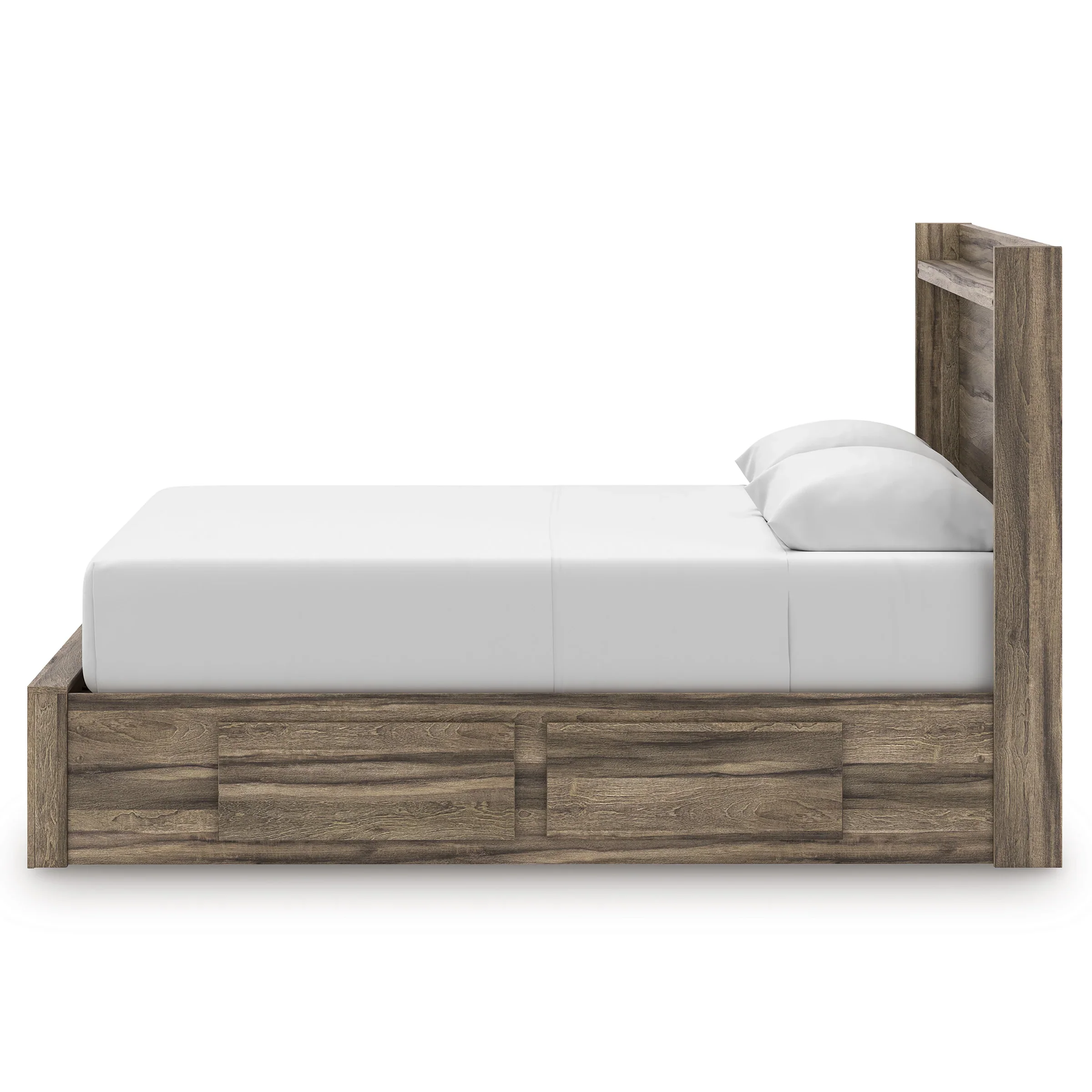 Elbrim Brown Queen Platform Storage Bed - Image 6
