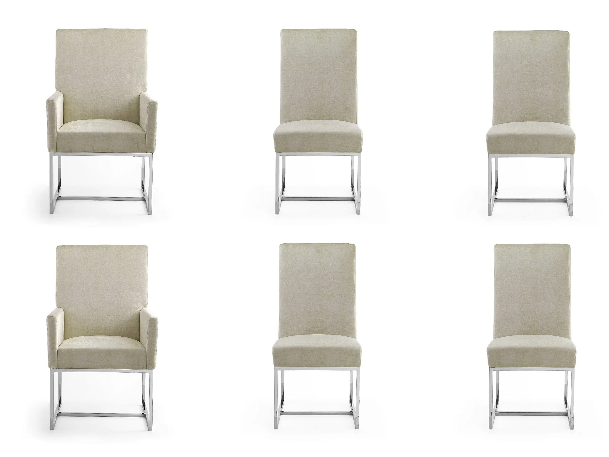 Element 6-Piece Dining Chairs in Champagne