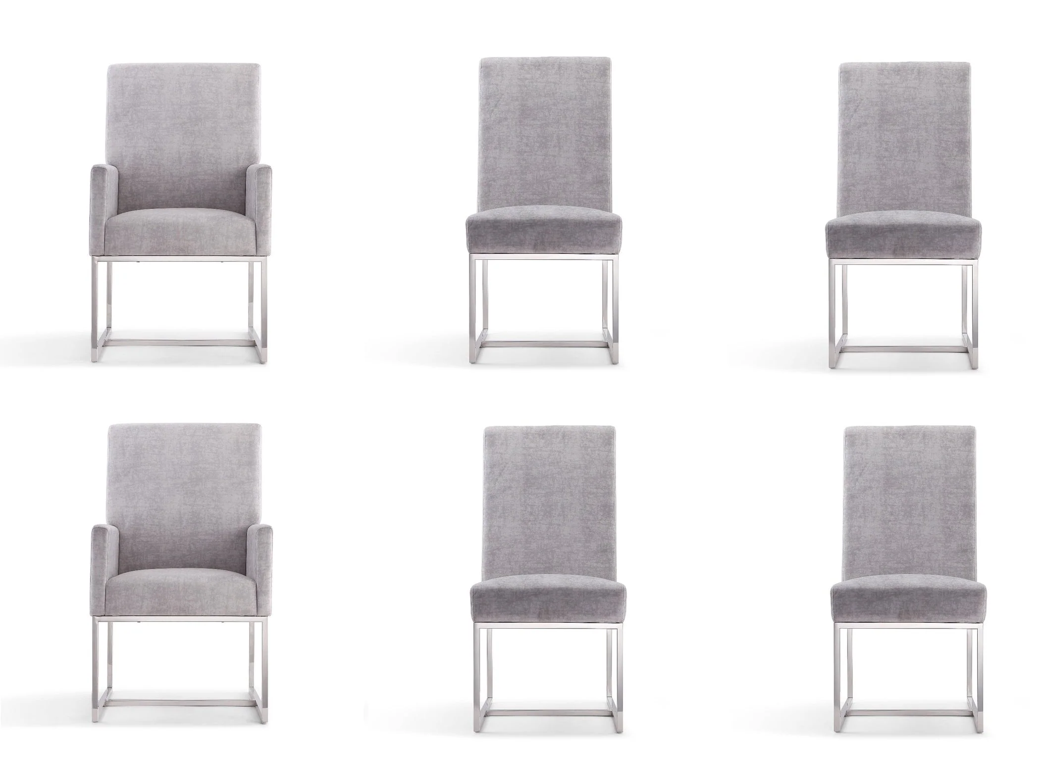 Element 6-Piece Dining Chairs in Grey
