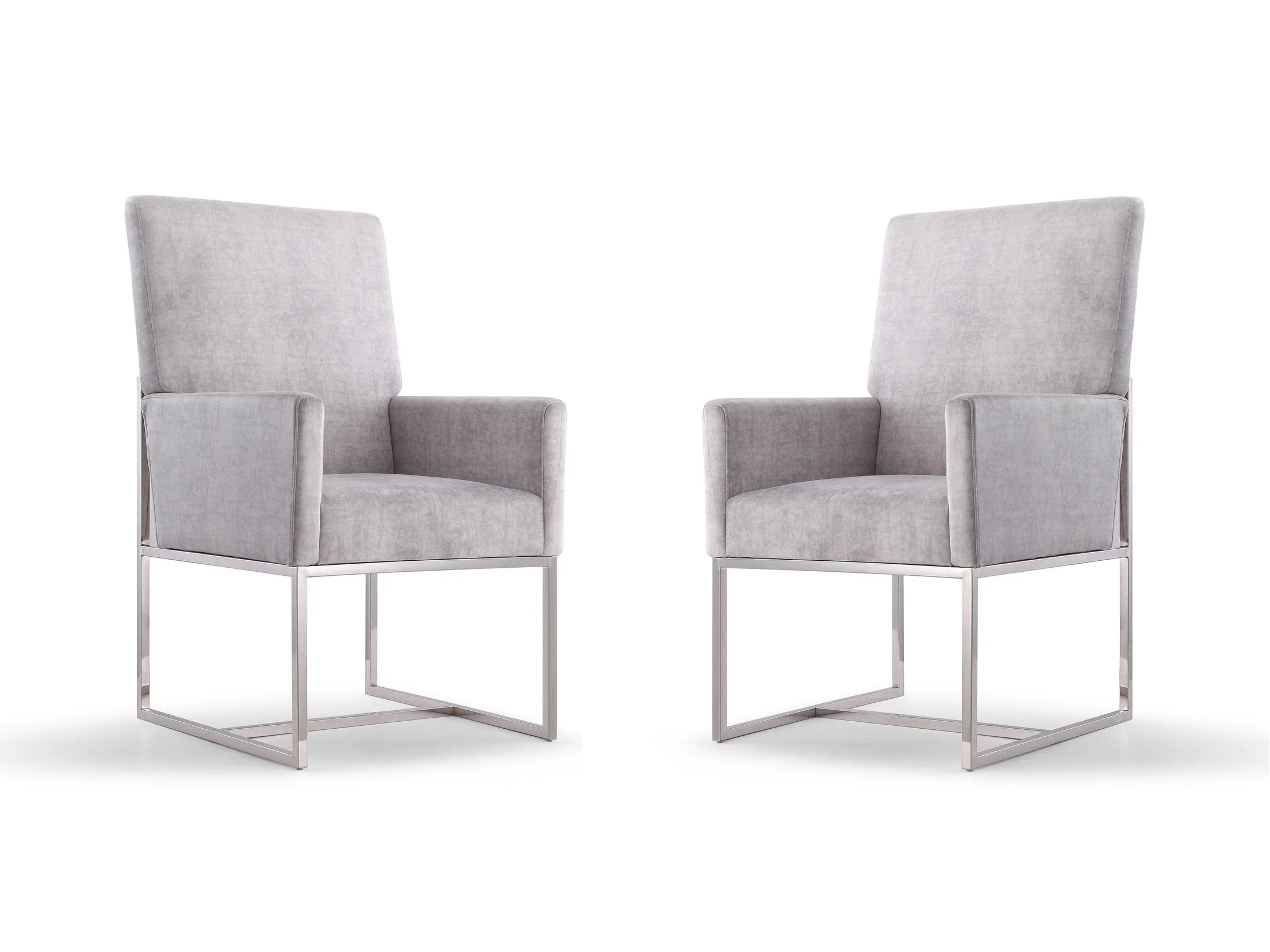 Element Dining Armchair in Grey (set of 2)