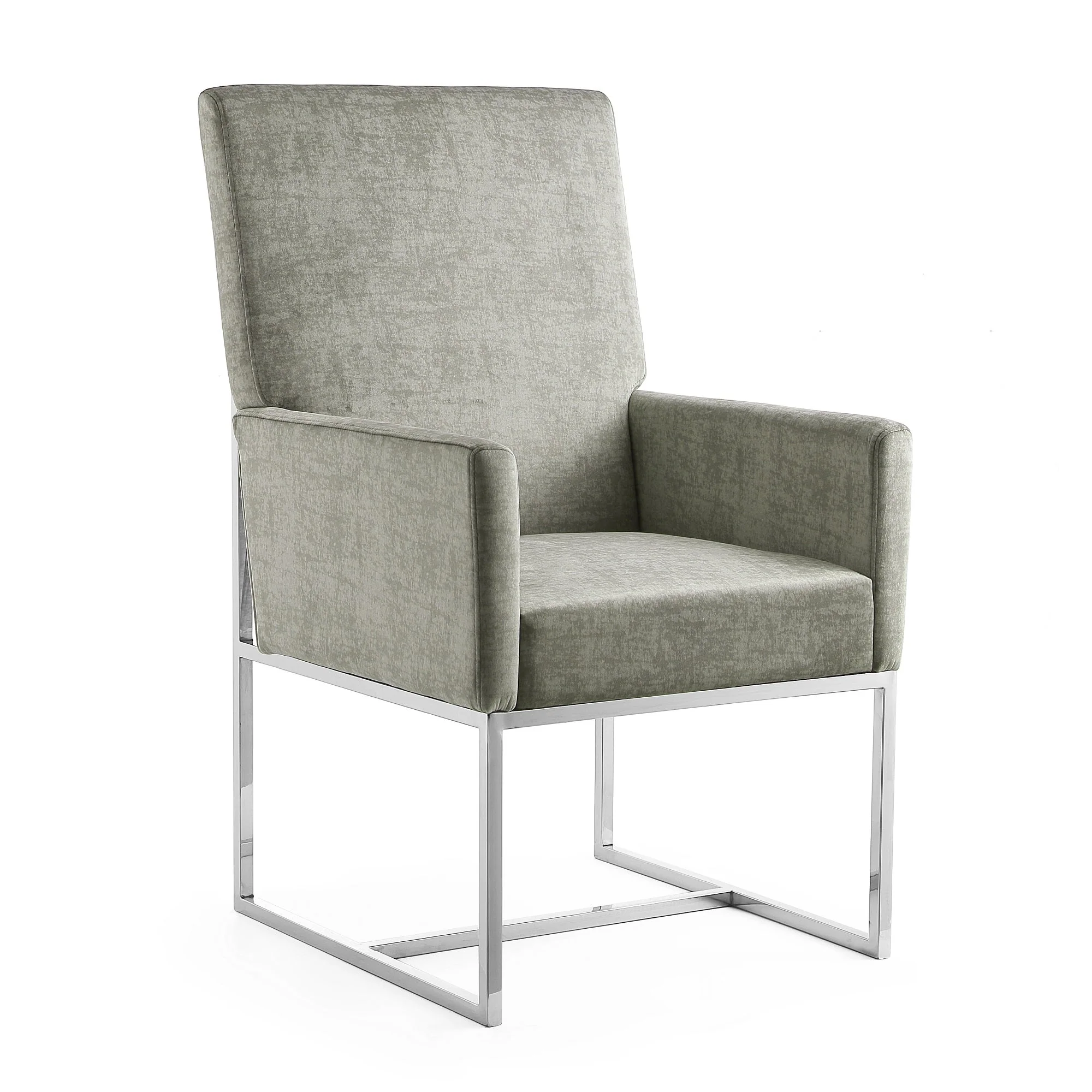 Element Dining Armchair in Steel (set of 2) - Image 4