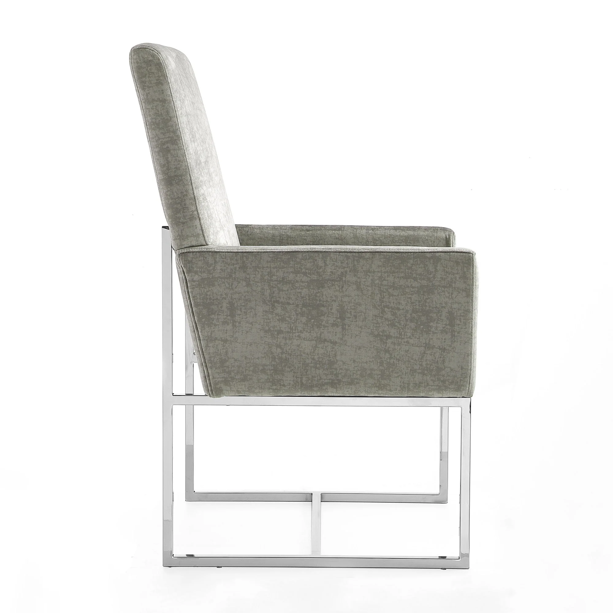 Element Dining Armchair in Steel (set of 2) - Image 6
