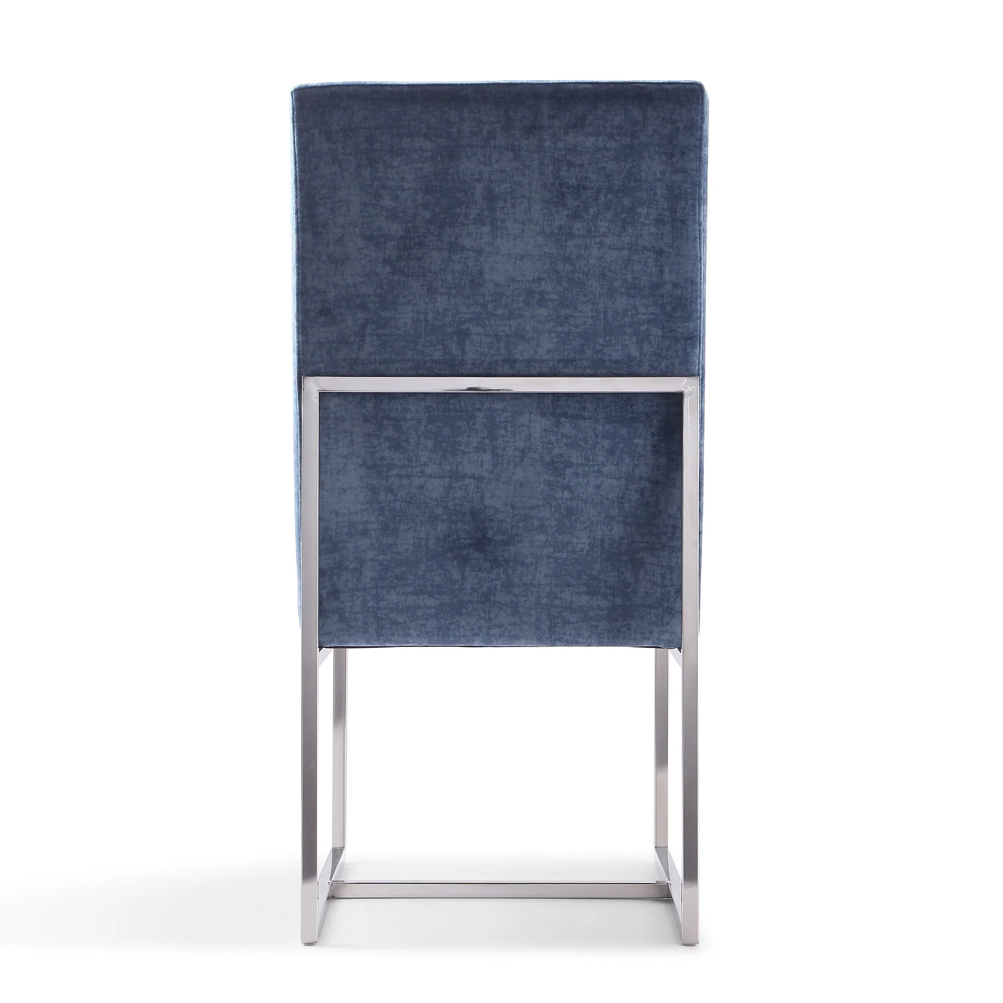 Element Velvet Dining Chair in Blue (set of 2) - Image 8