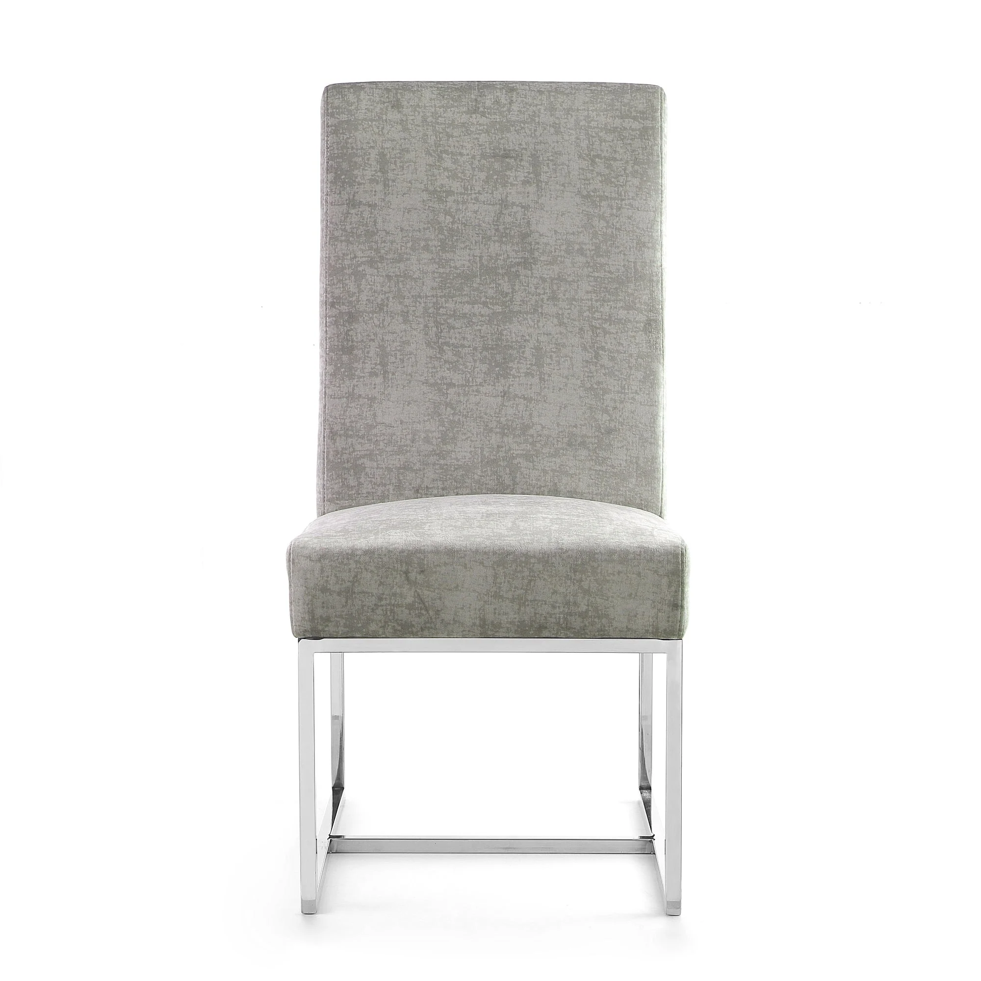 Element Velvet Dining Chair in Steel - Image 4