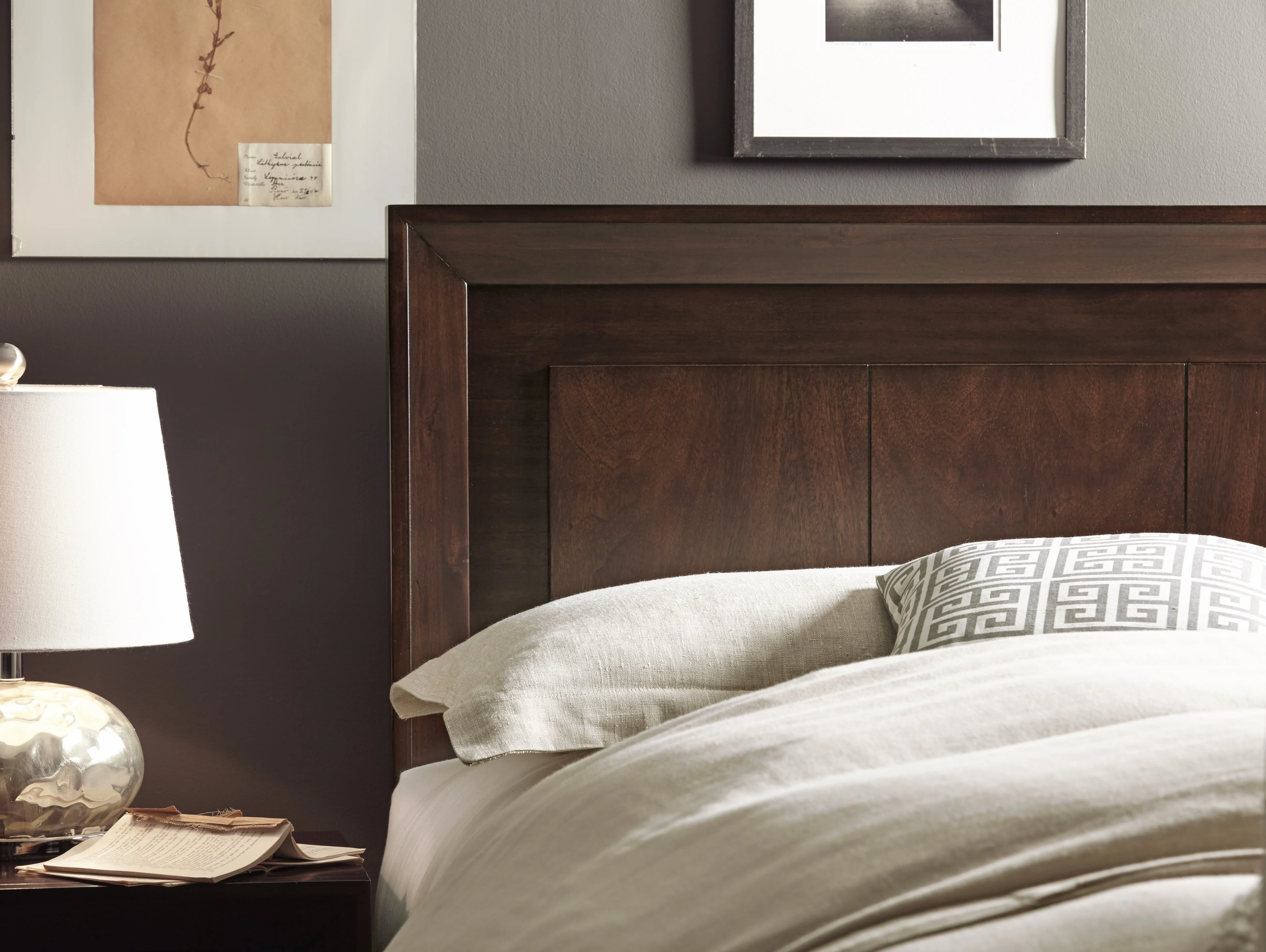 Element Wood Full Platform Bed in Chocolate Brown - Image 3