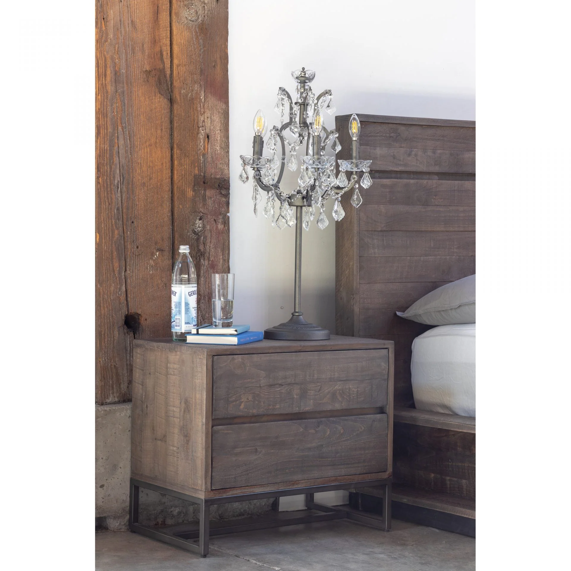Elena Nightstand Light Brown - Image 2