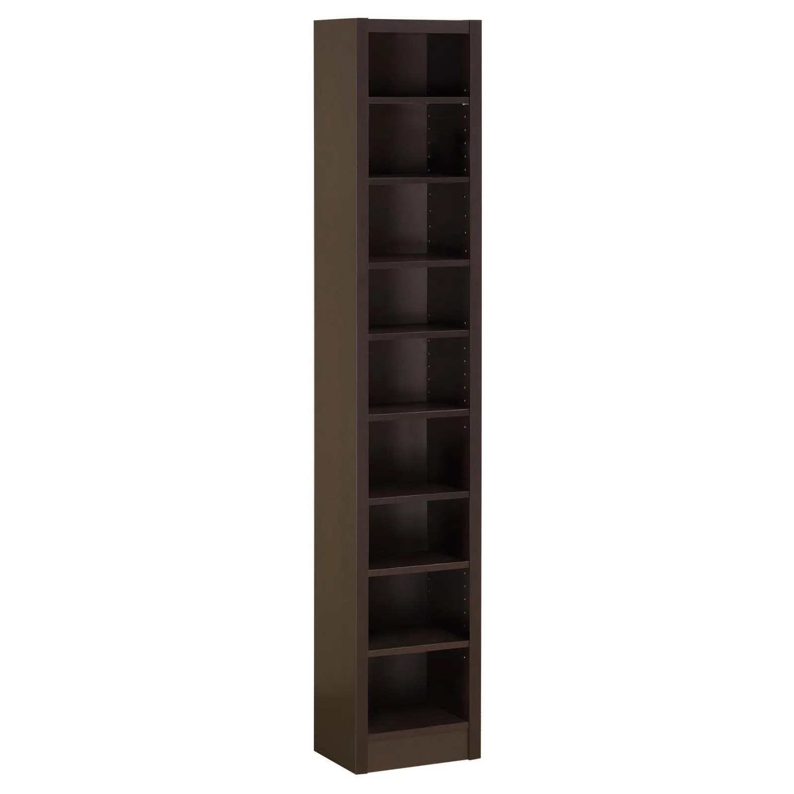 Eliam Cappuccino Rectangular Bookcase with 2 Fixed Shelves - Image 2