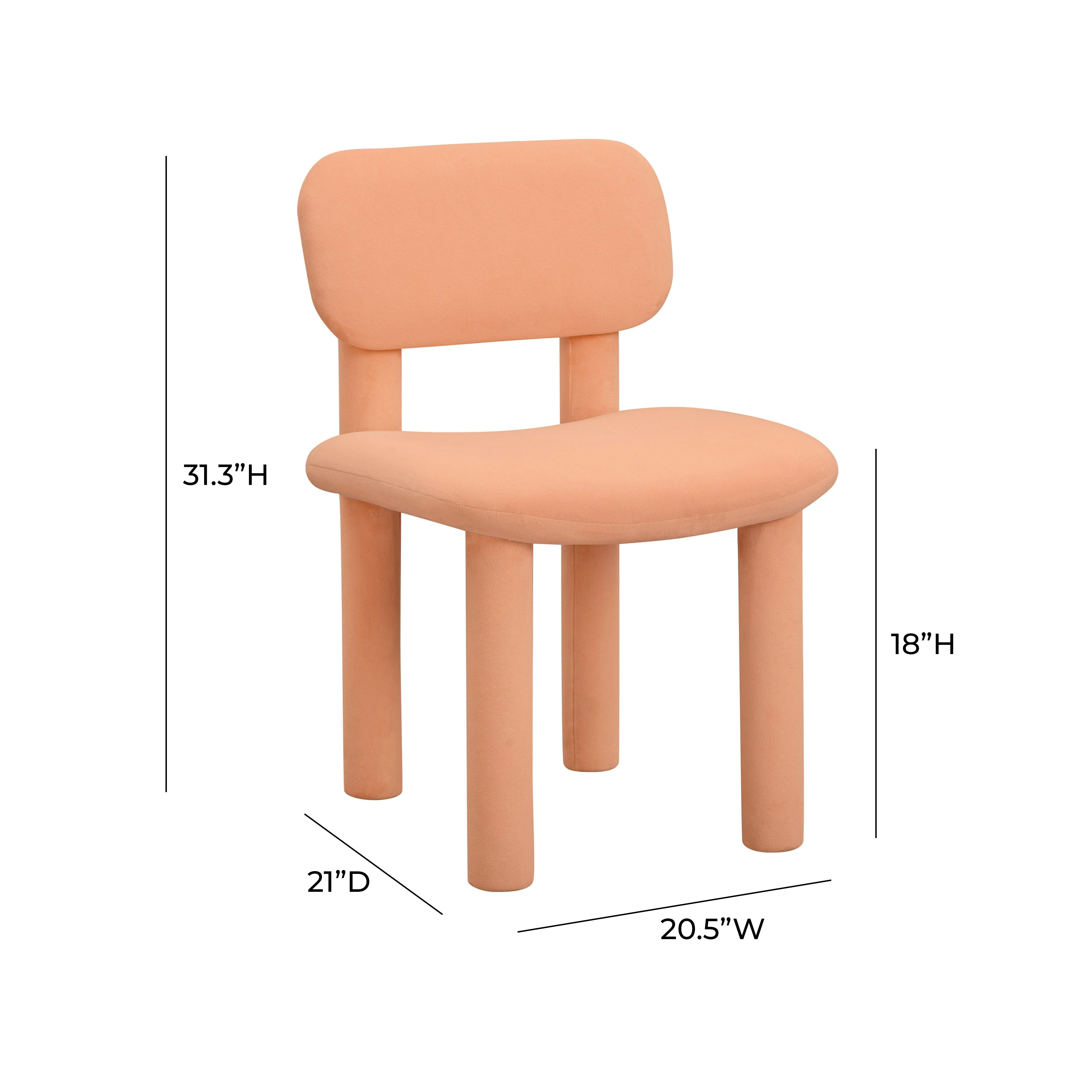 Elise Performance Velvet Dining Chair - Image 12
