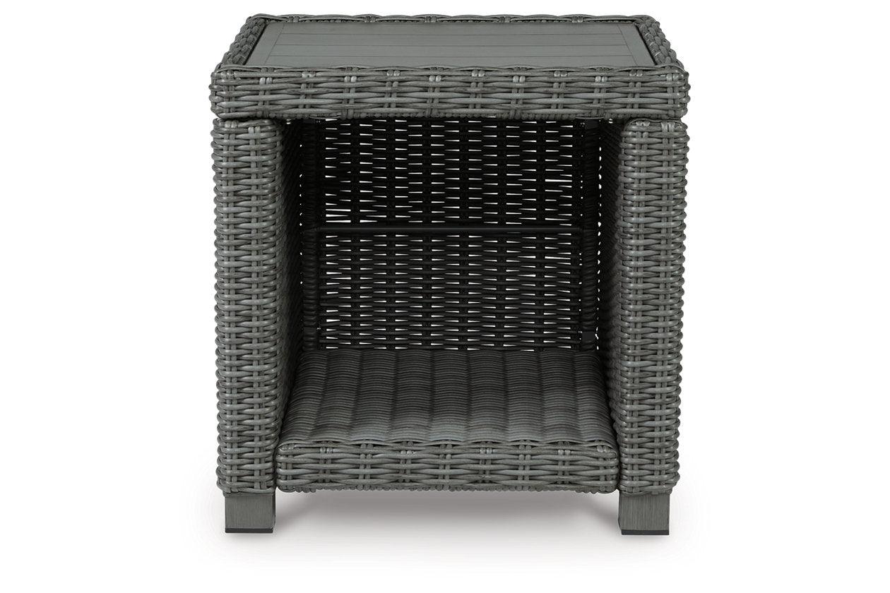 Elite Park Gray Outdoor End Table - Image 3