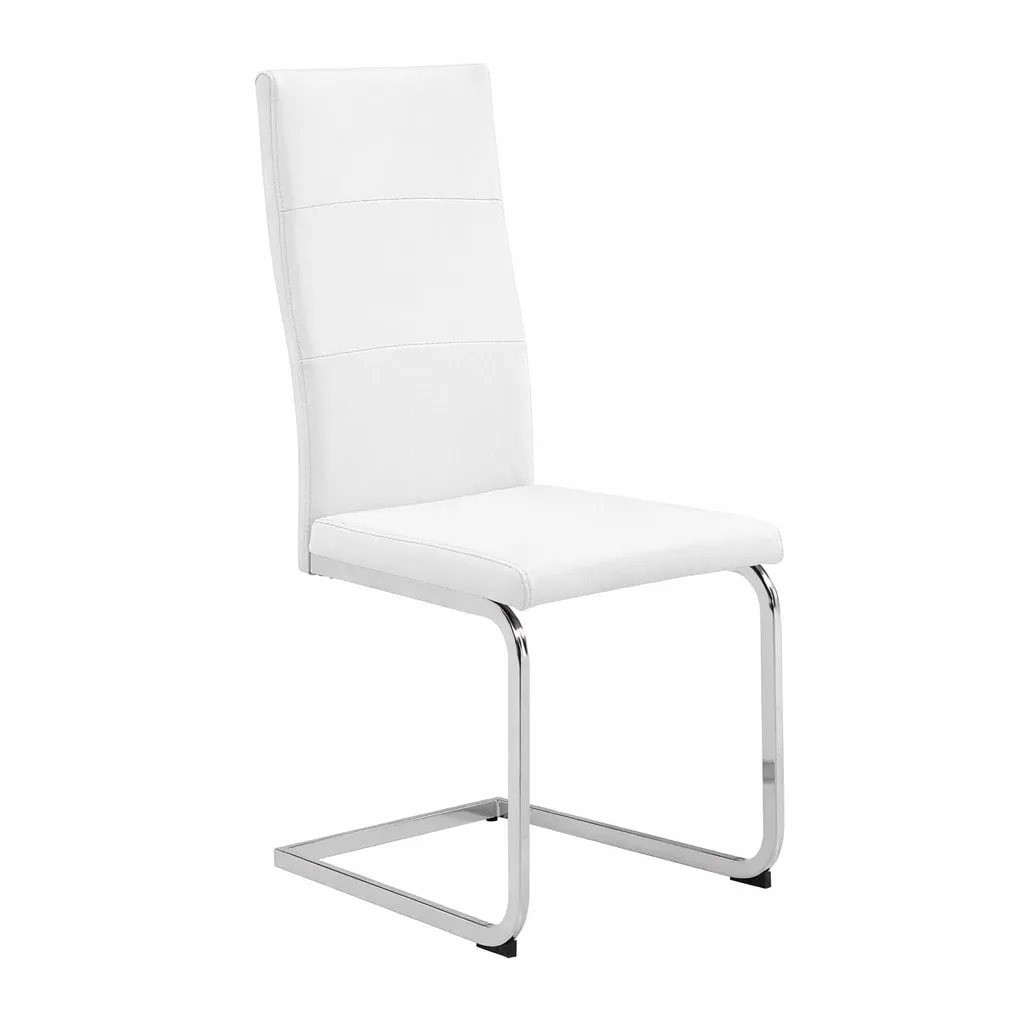 Elite White 7-Piece Dining Room Set - Image 2