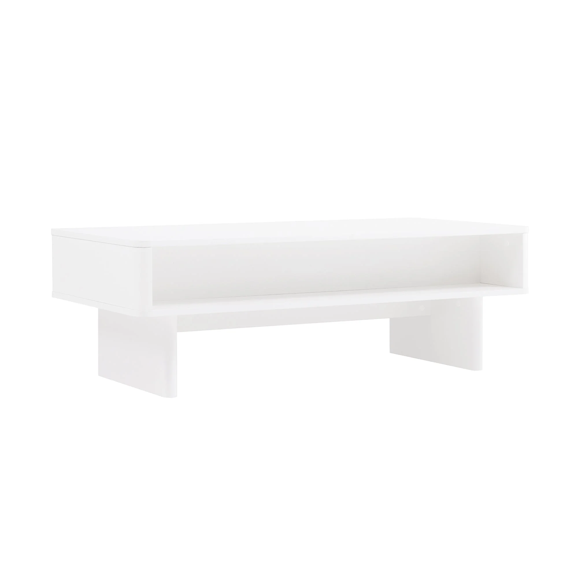 Ella 47.2" Coffee Table in White - Image 8
