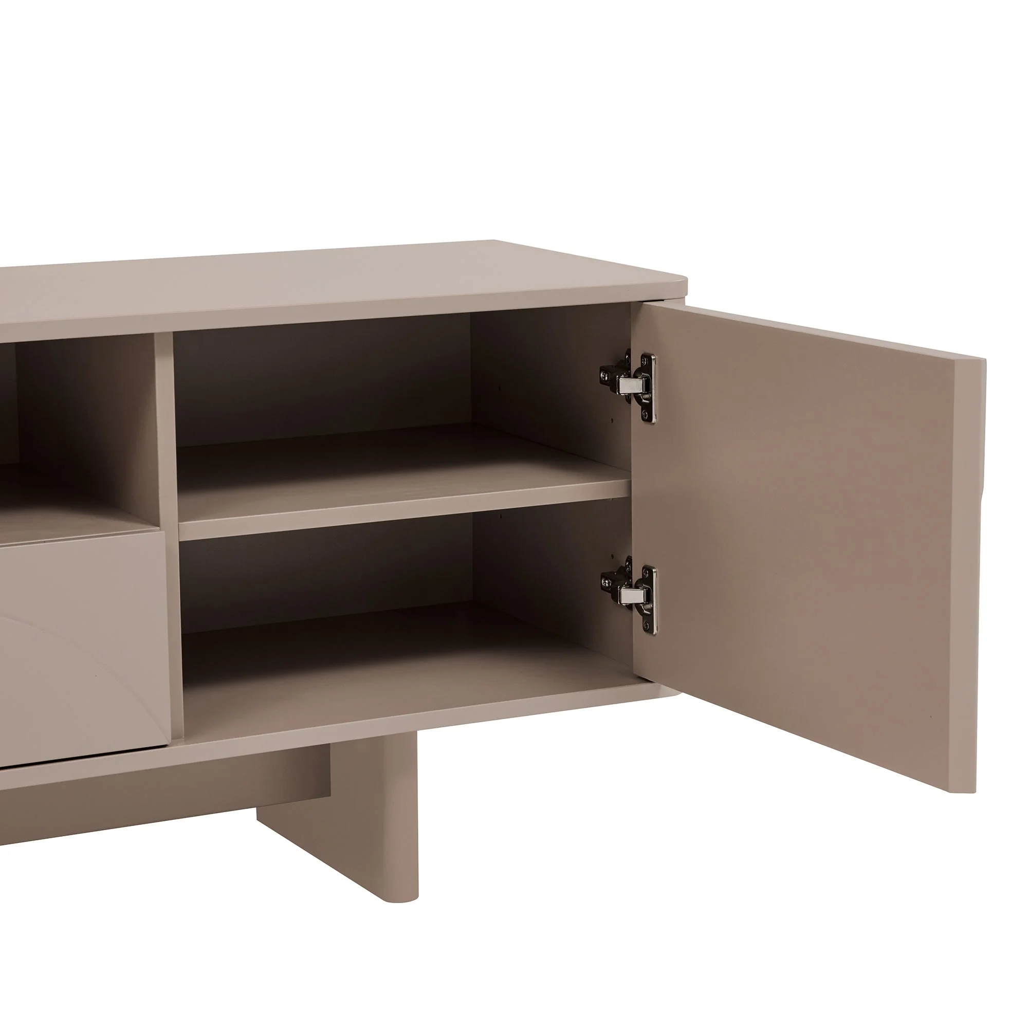 Ella 59" TV Stand in Mocha - Image 7