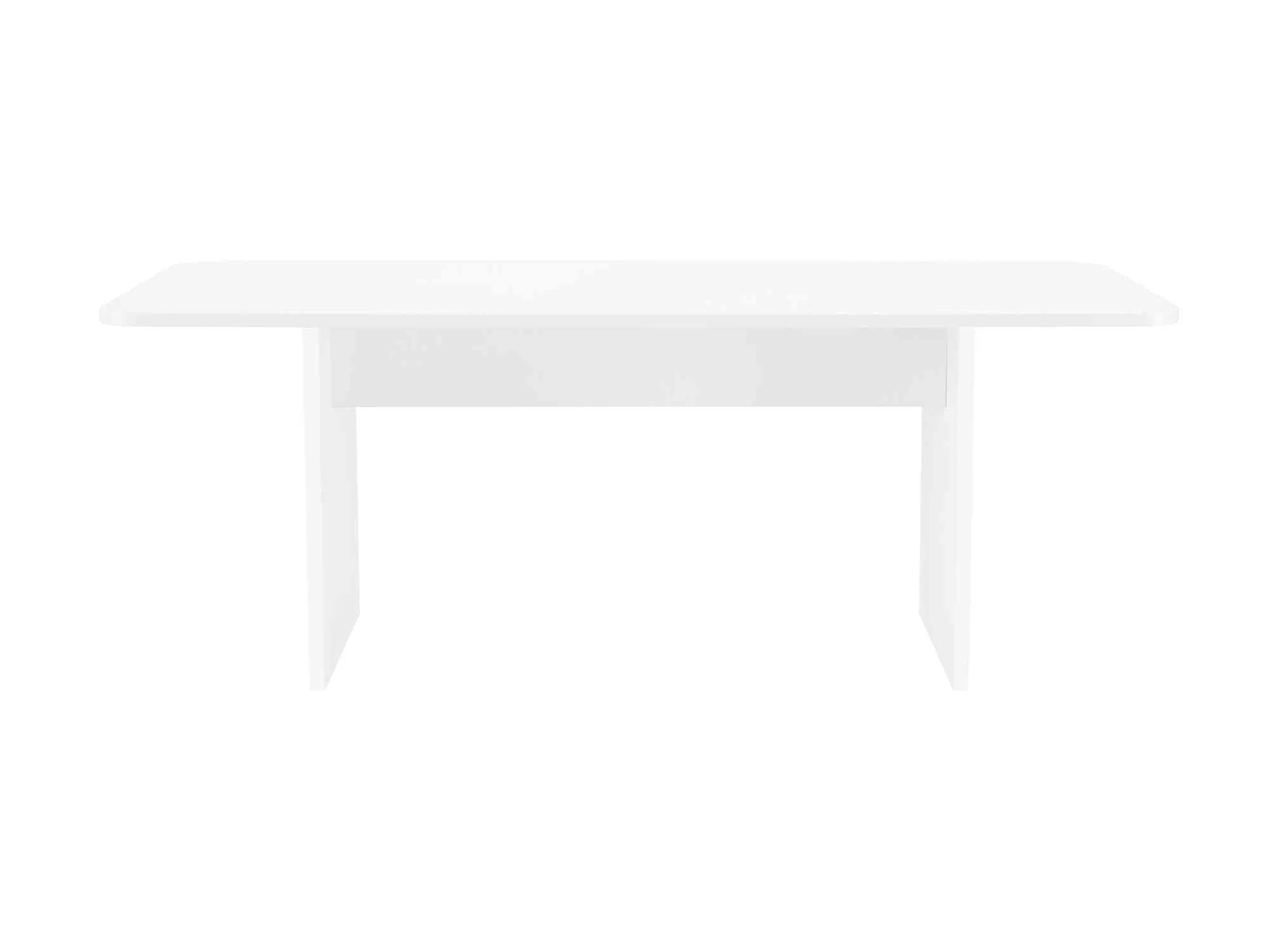 Ella 78.7" Dining Table in White