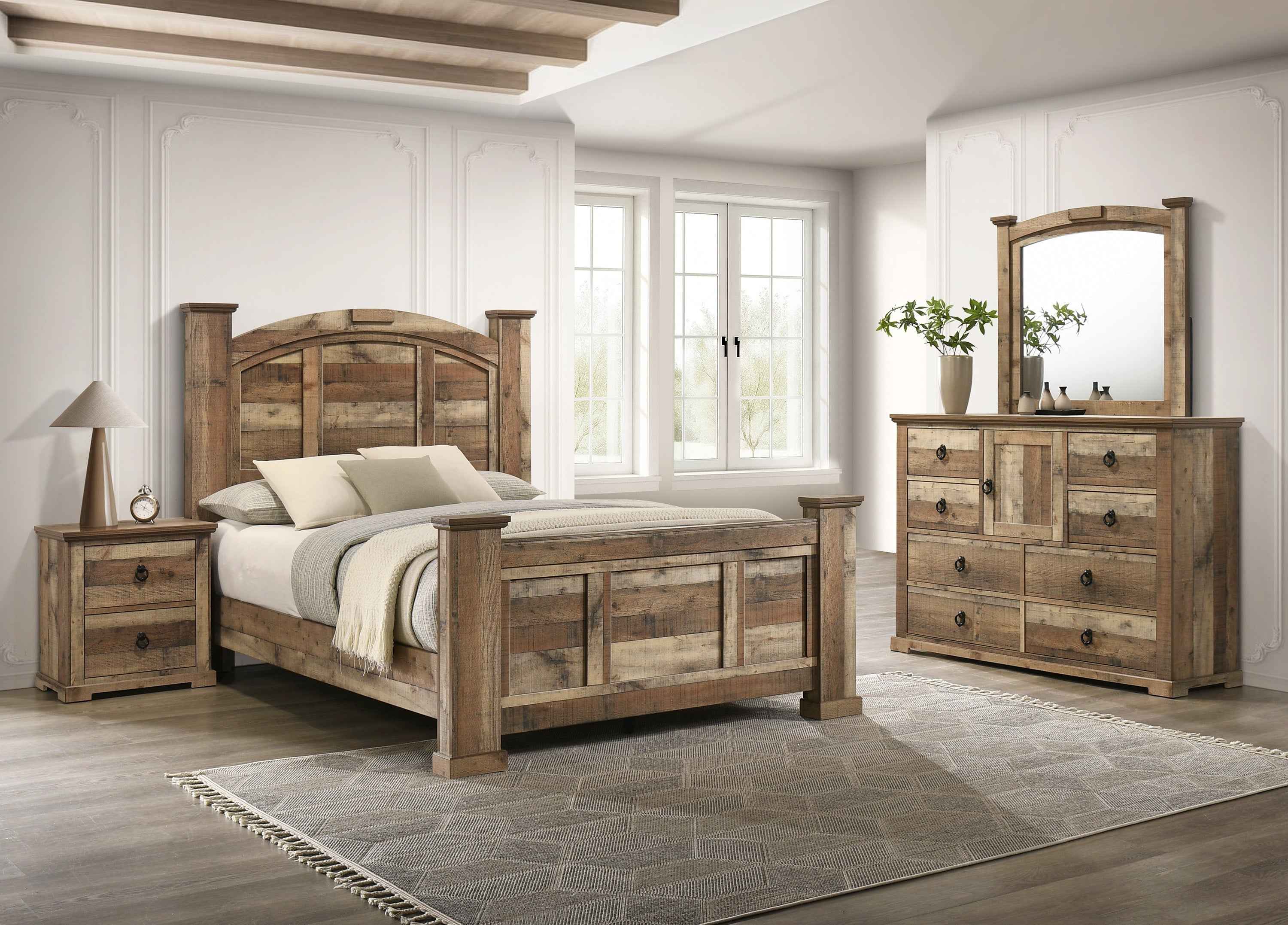 Ella-Mae Reclaimed Natural Bedroom Set - Image 12