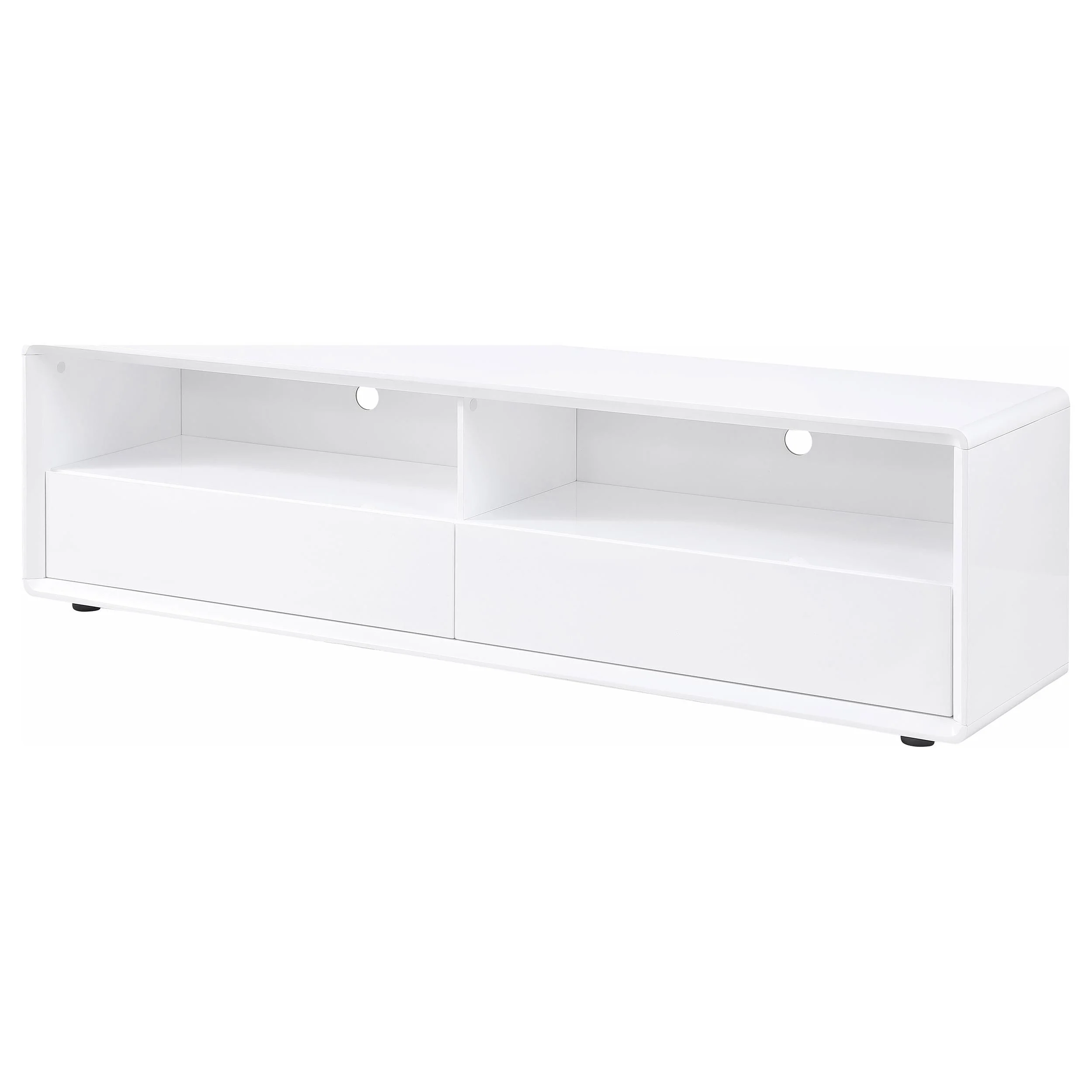 Ellice White TV Stand Media Console - Image 4