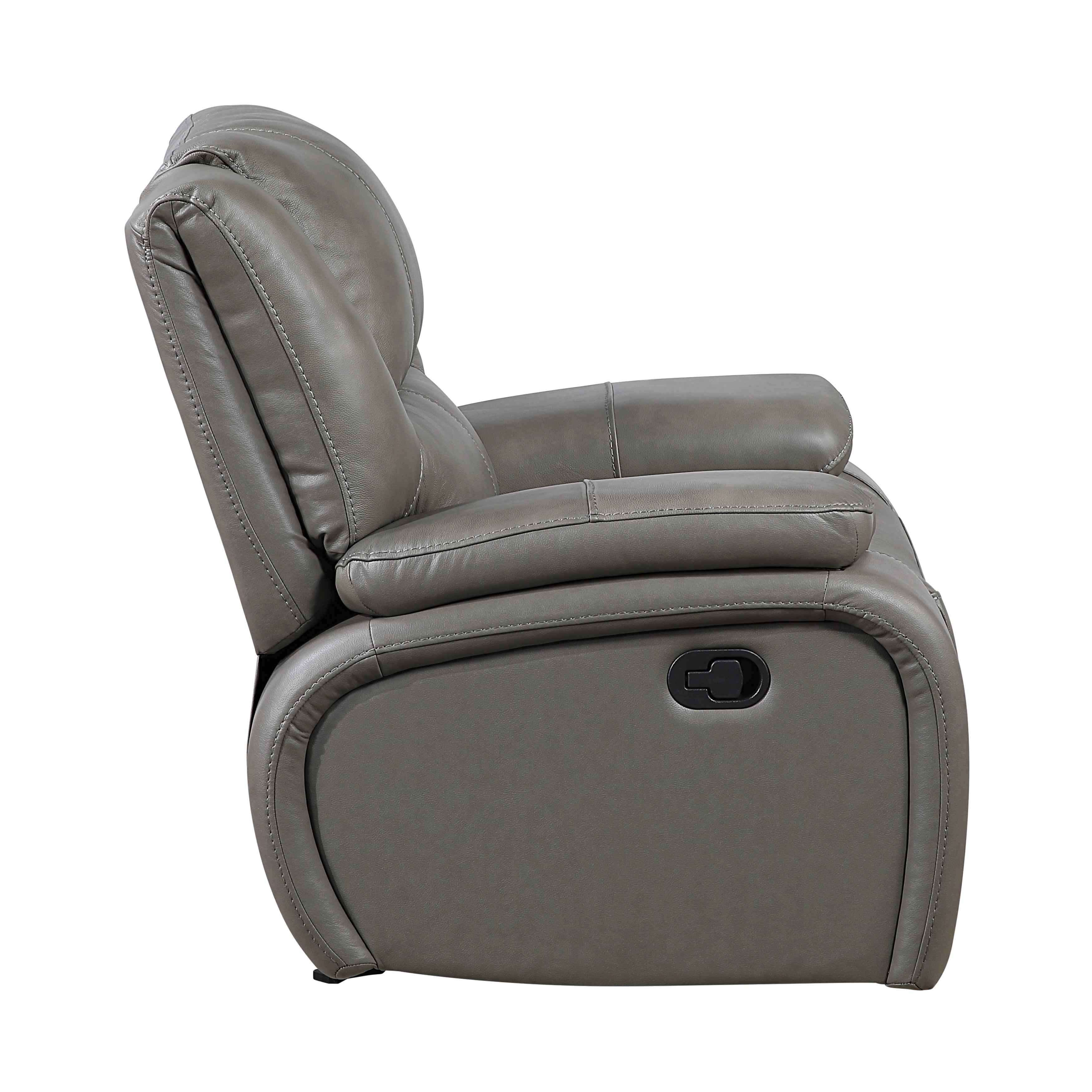 Ellicott Gray Reclining Chair - Image 3