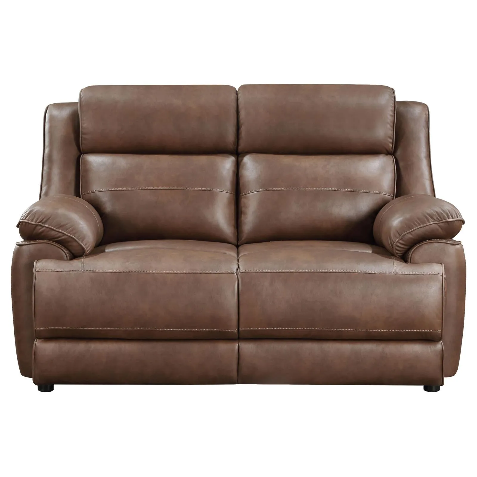 Ellington Dark Brown Upholstered Padded Living Room Set - Image 9