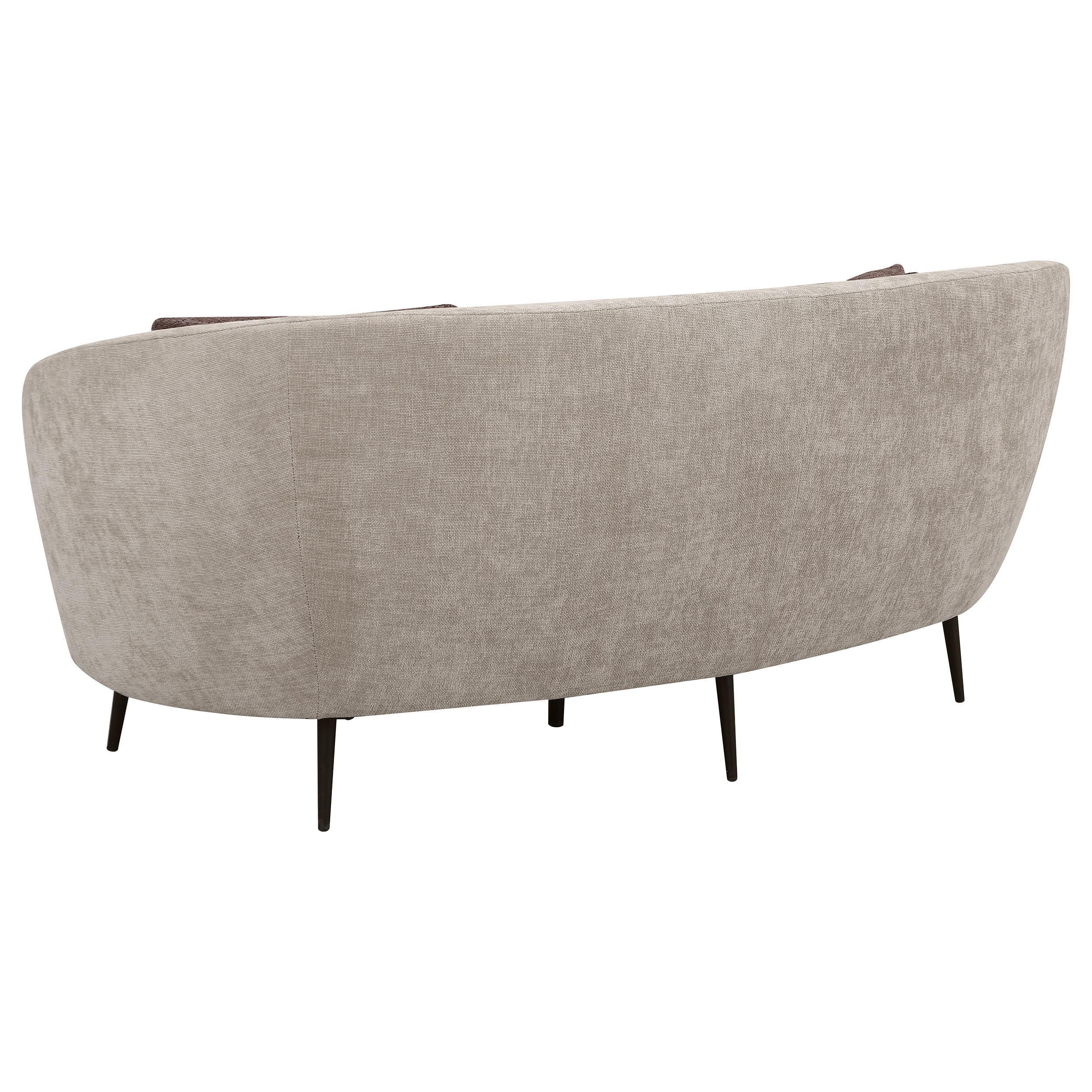 Ellorie 3-piece Upholstered Curved Sofa Set Beige - Image 9