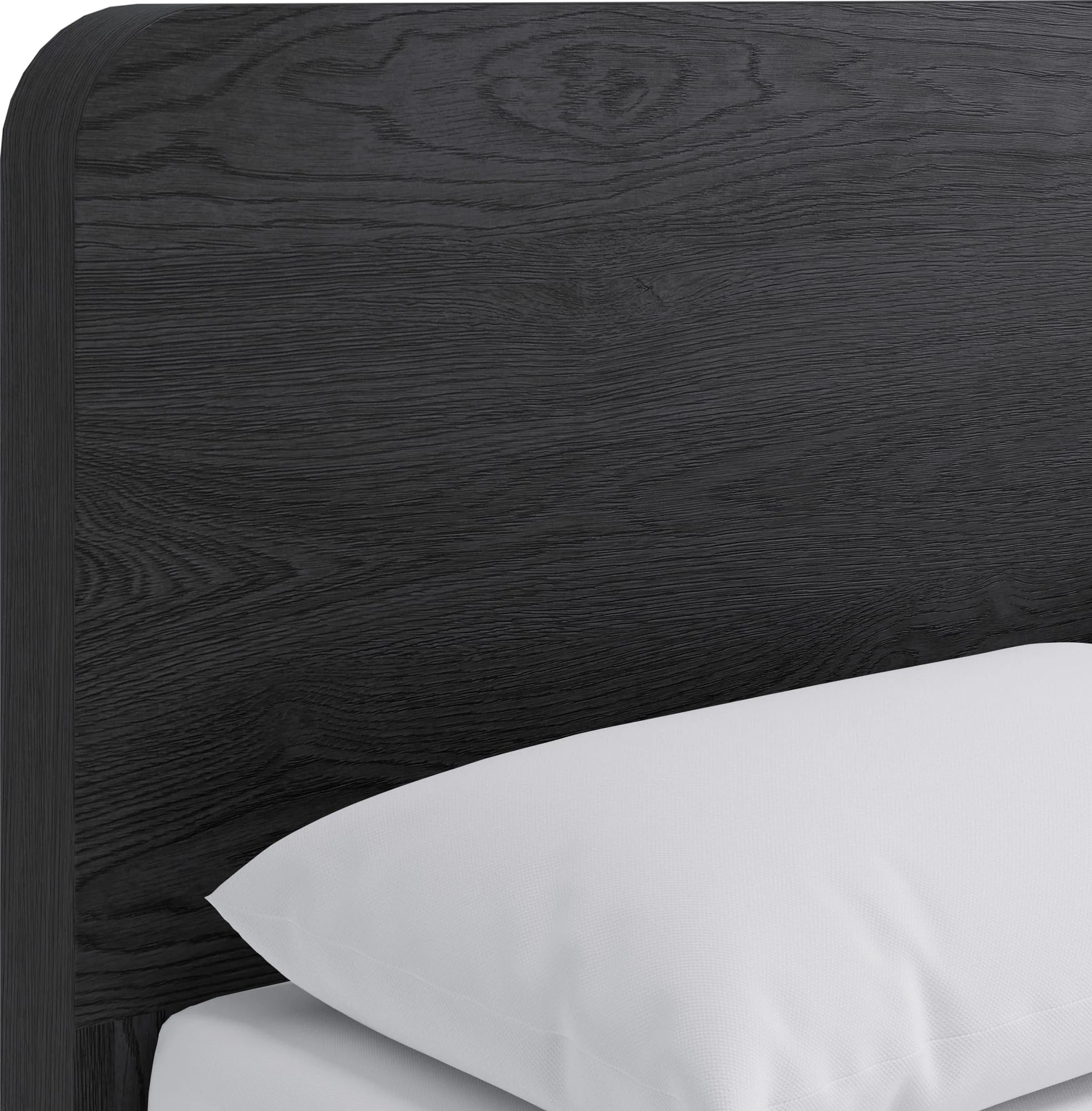 Elora Jet Full Ash Wood Platform Bed - Image 5