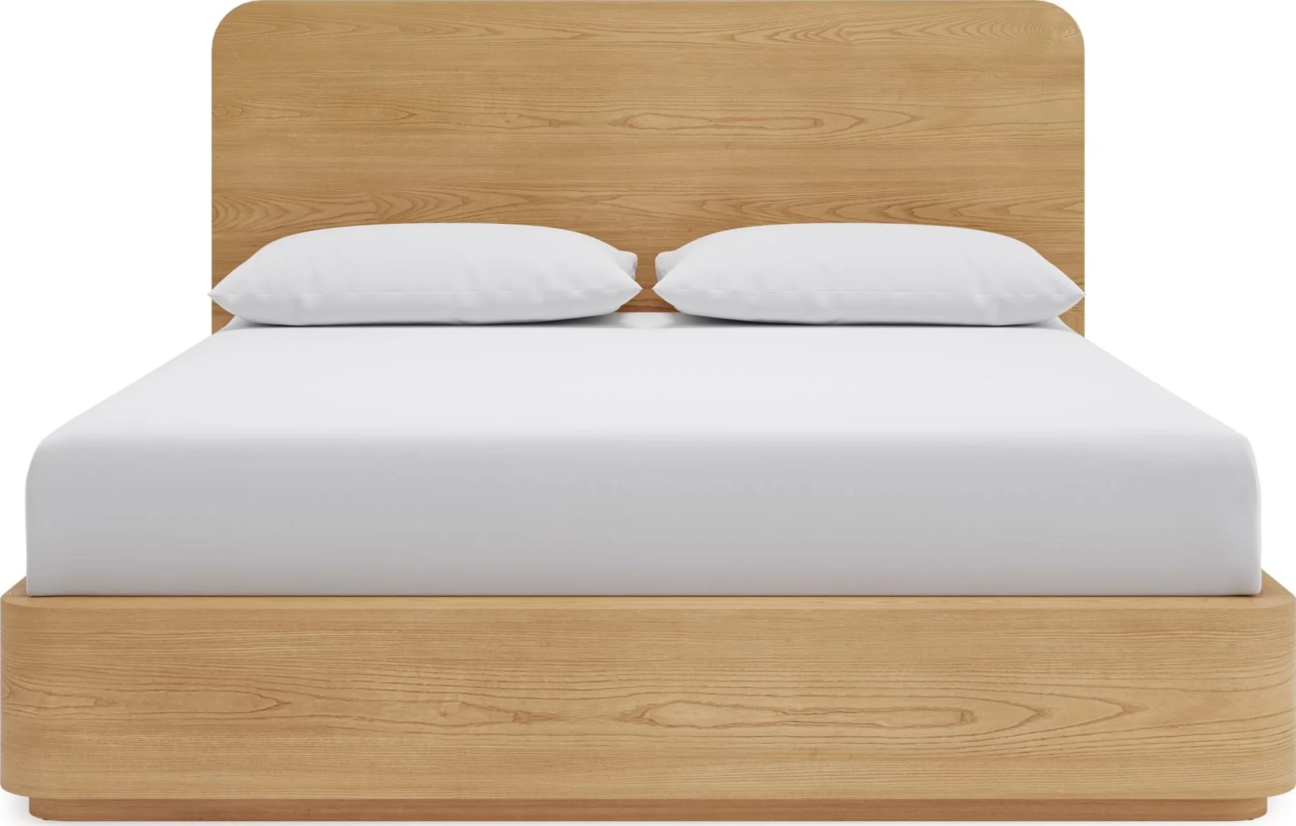 Elora Timber Wood Queen Bed - Image 4