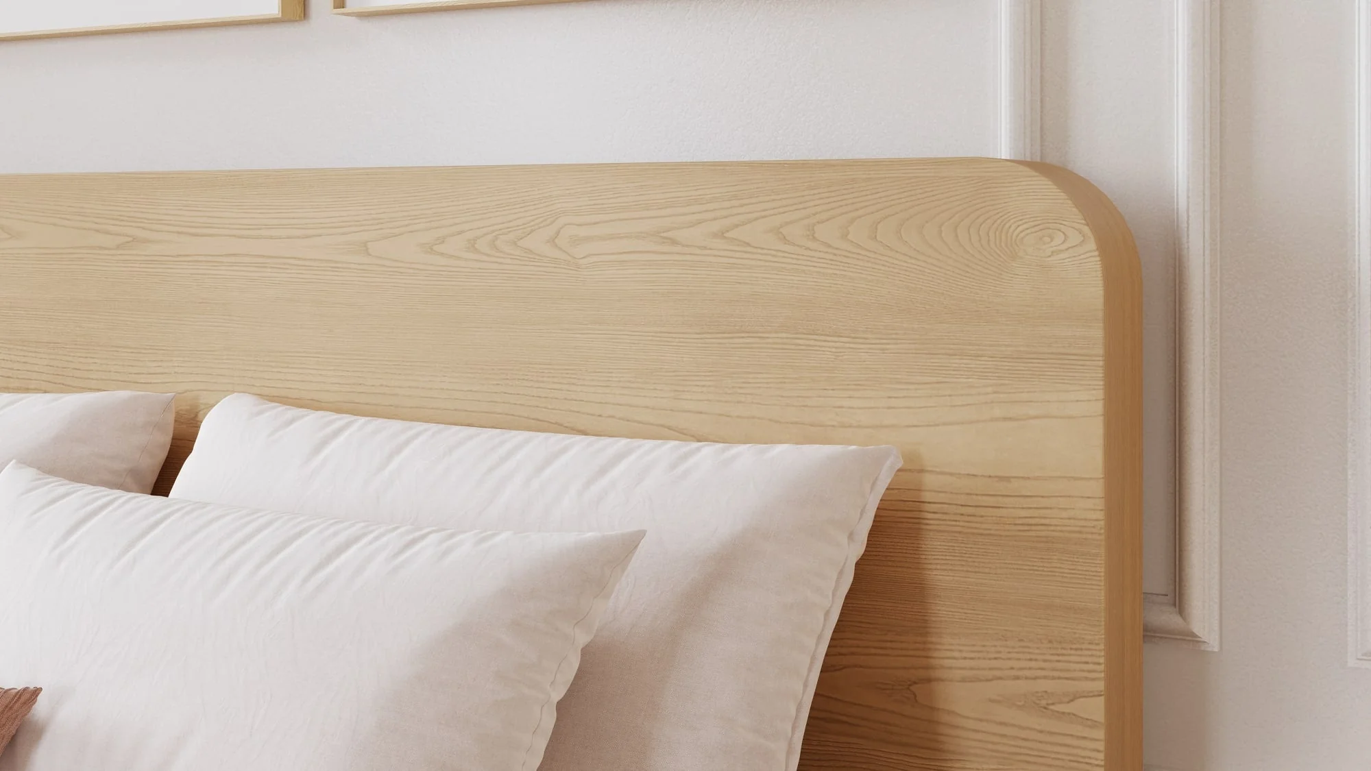 Elora Timber Wood Queen Bed - Image 9