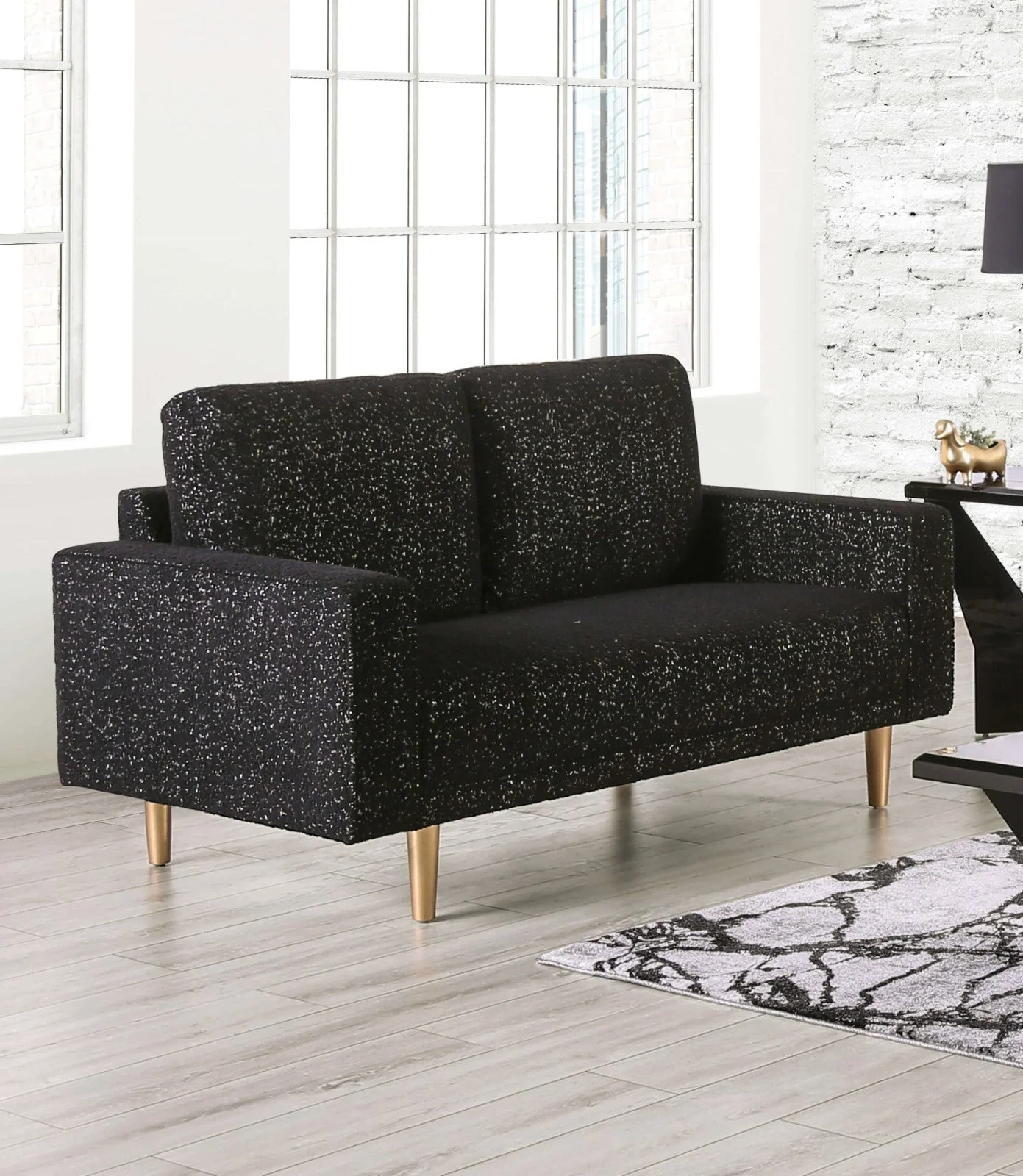 Elverum Black Sofa & Loveseat - Image 2