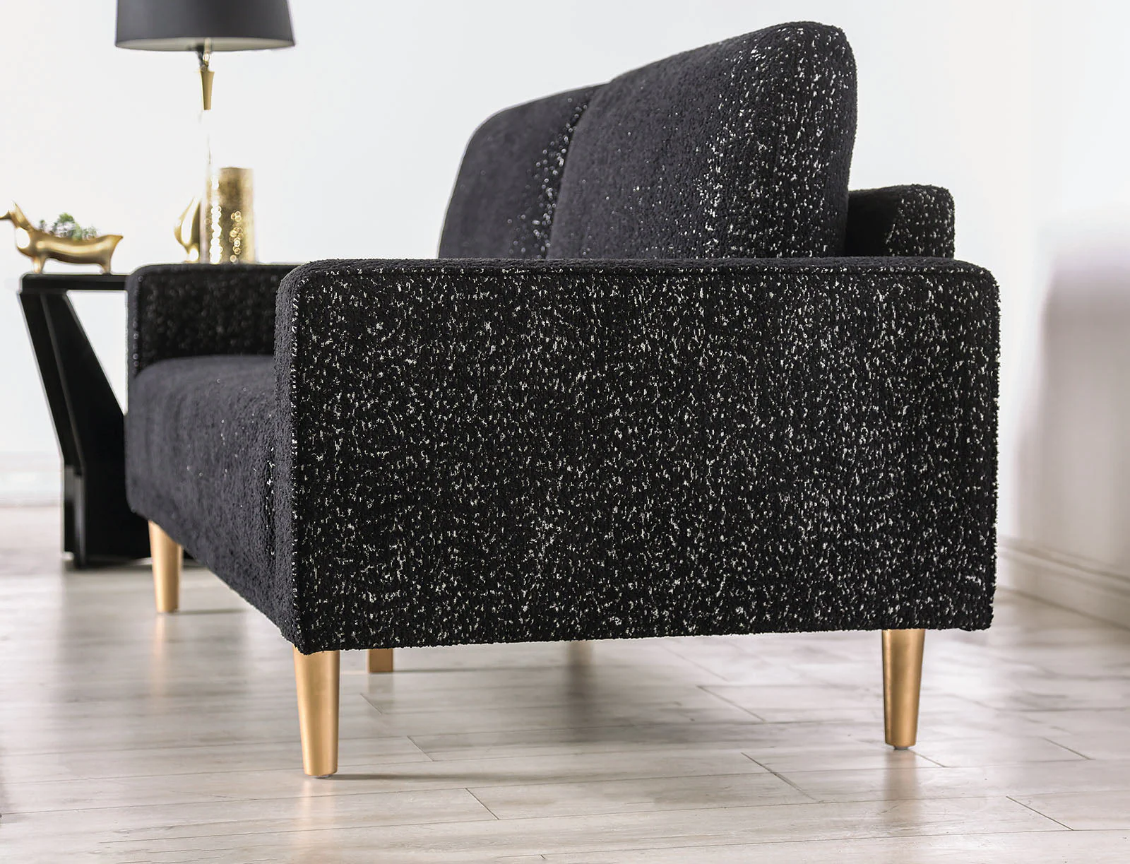 Elverum Black Sofa & Loveseat - Image 5