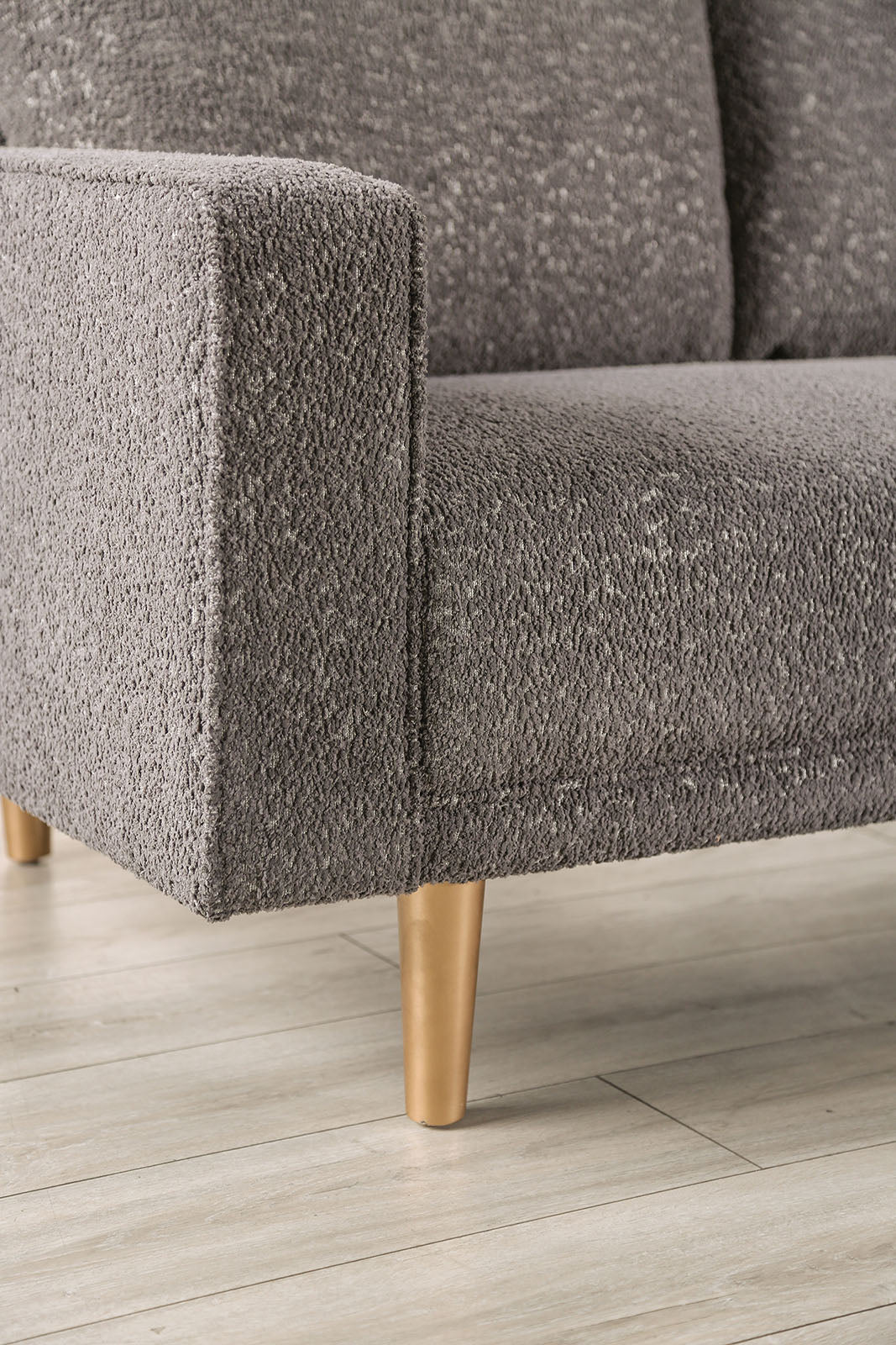 Elverum Charcoal Gray Loveseat - Image 3