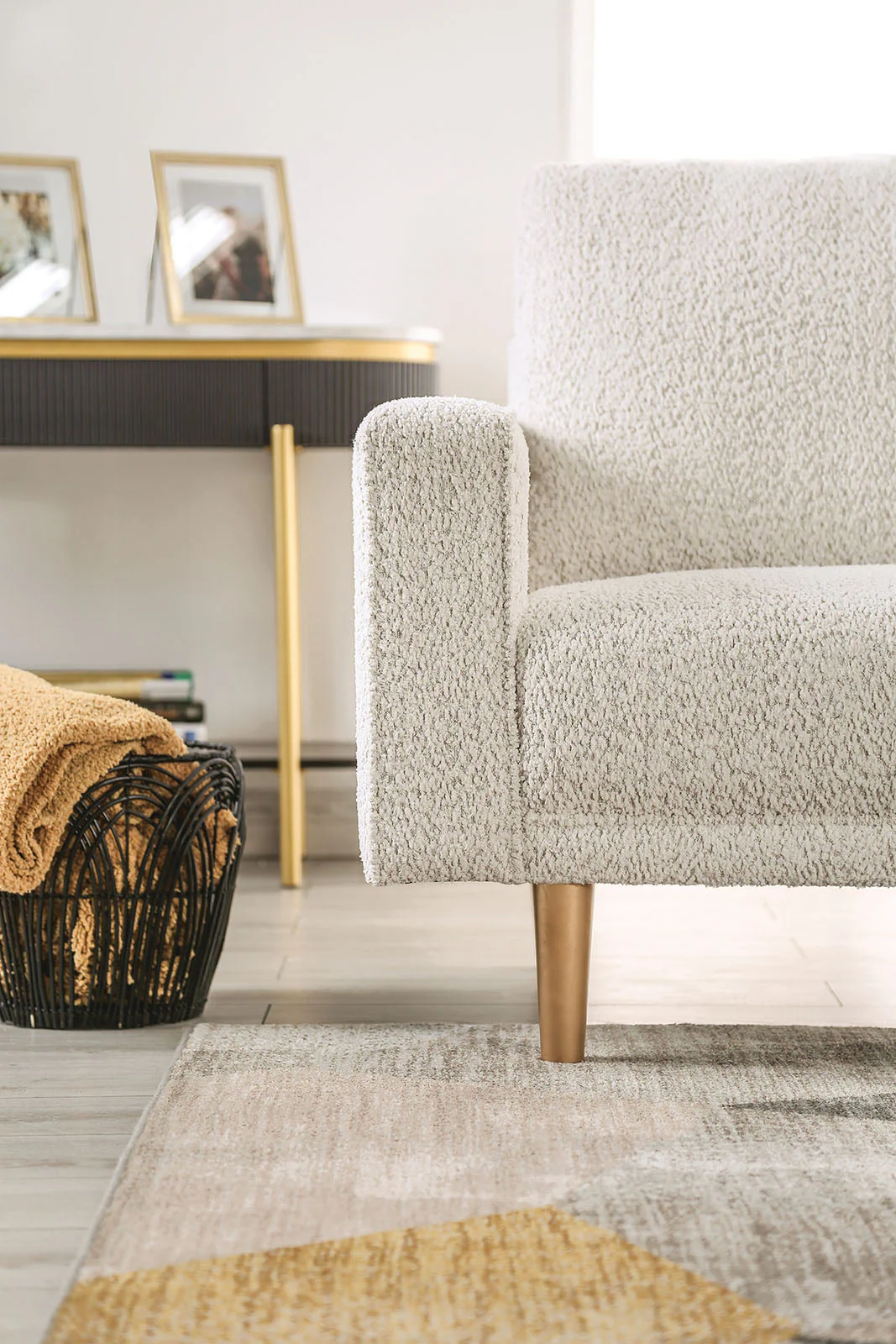 Elverum Off-White Loveseat - Image 4