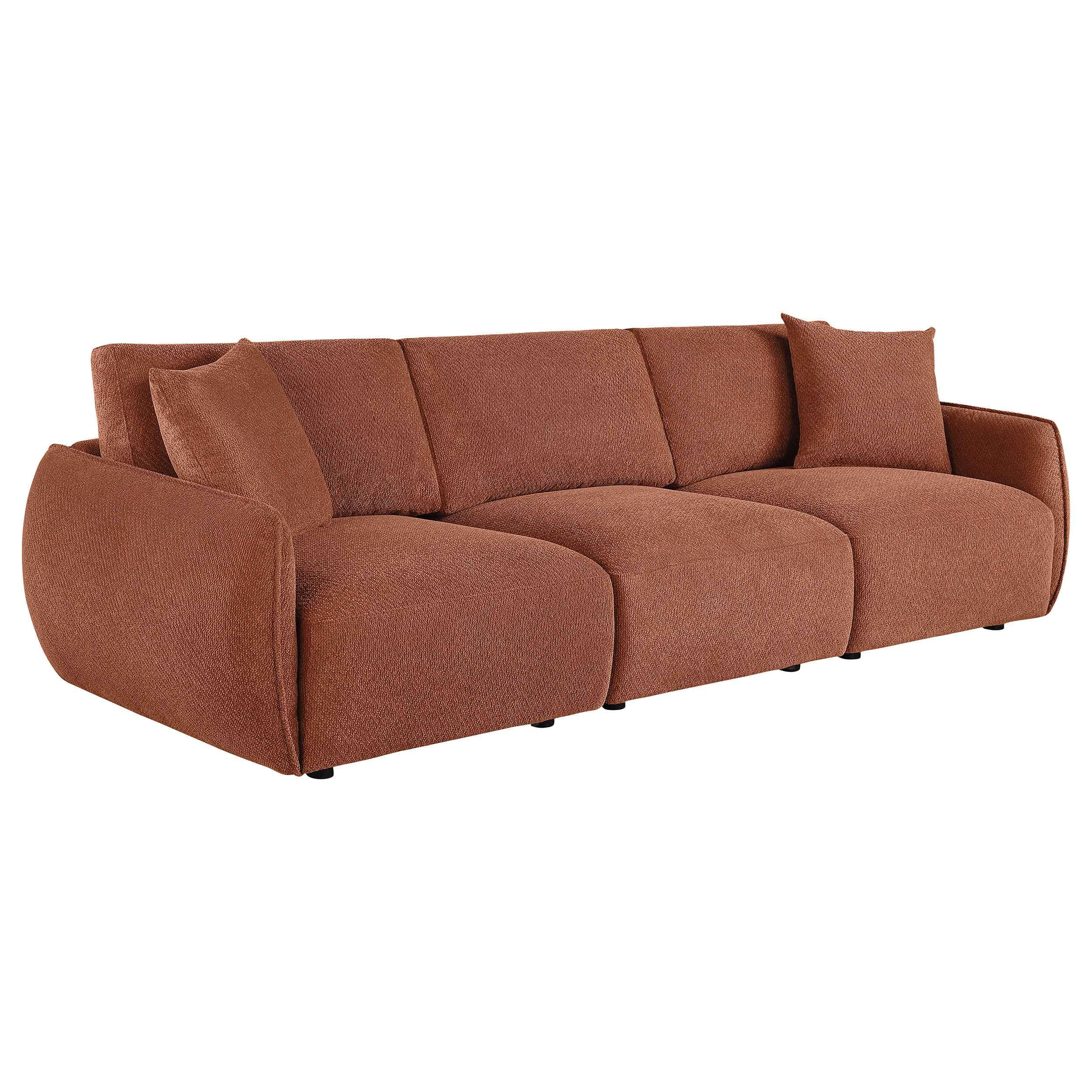 Elysia Coral Chenille Upholstered Modular Lounge Sofa