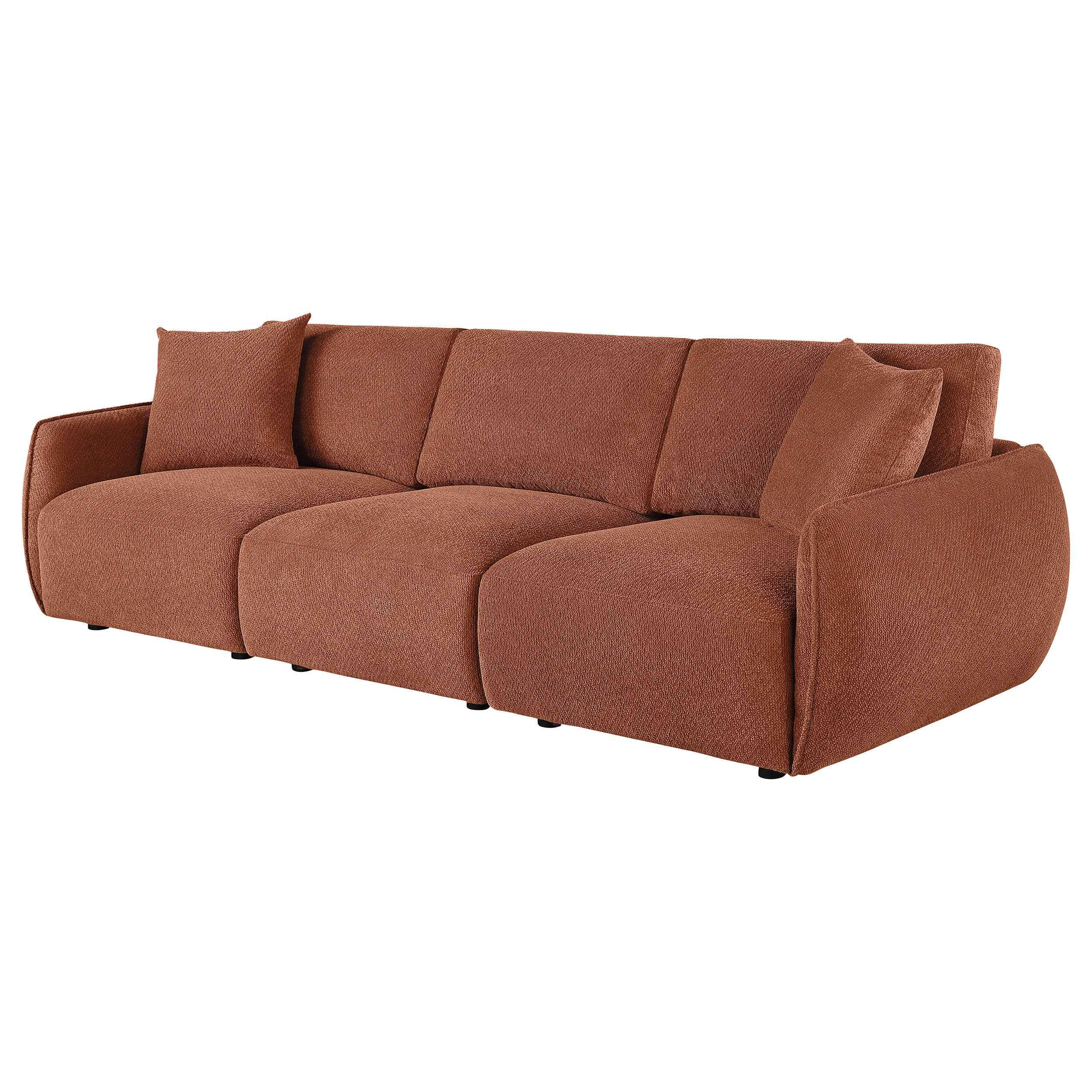 Elysia Coral Chenille Upholstered Modular Lounge Sofa - Image 3